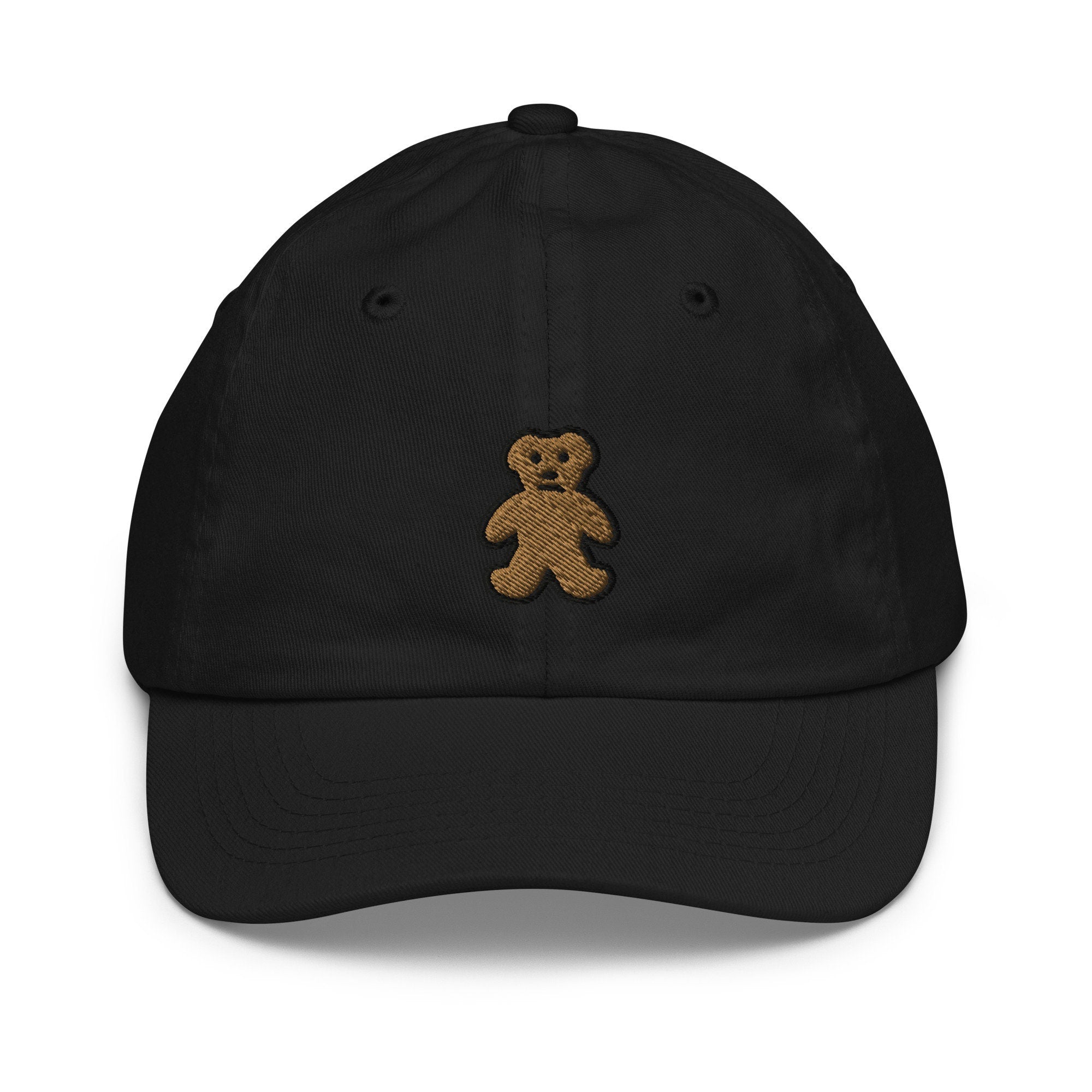 Teddy Bear Youth Baseball Cap, Handmade Kids Hat, Embroidered Childrens Hat Gift - Multiple Colors
