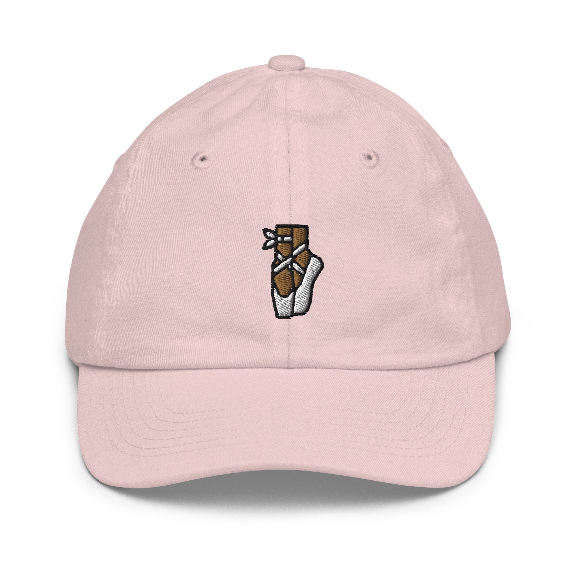 Ballet Shoes Youth Baseball Cap, Handmade Kids Hat, Embroidered Childrens Hat Gift - Multiple Colors