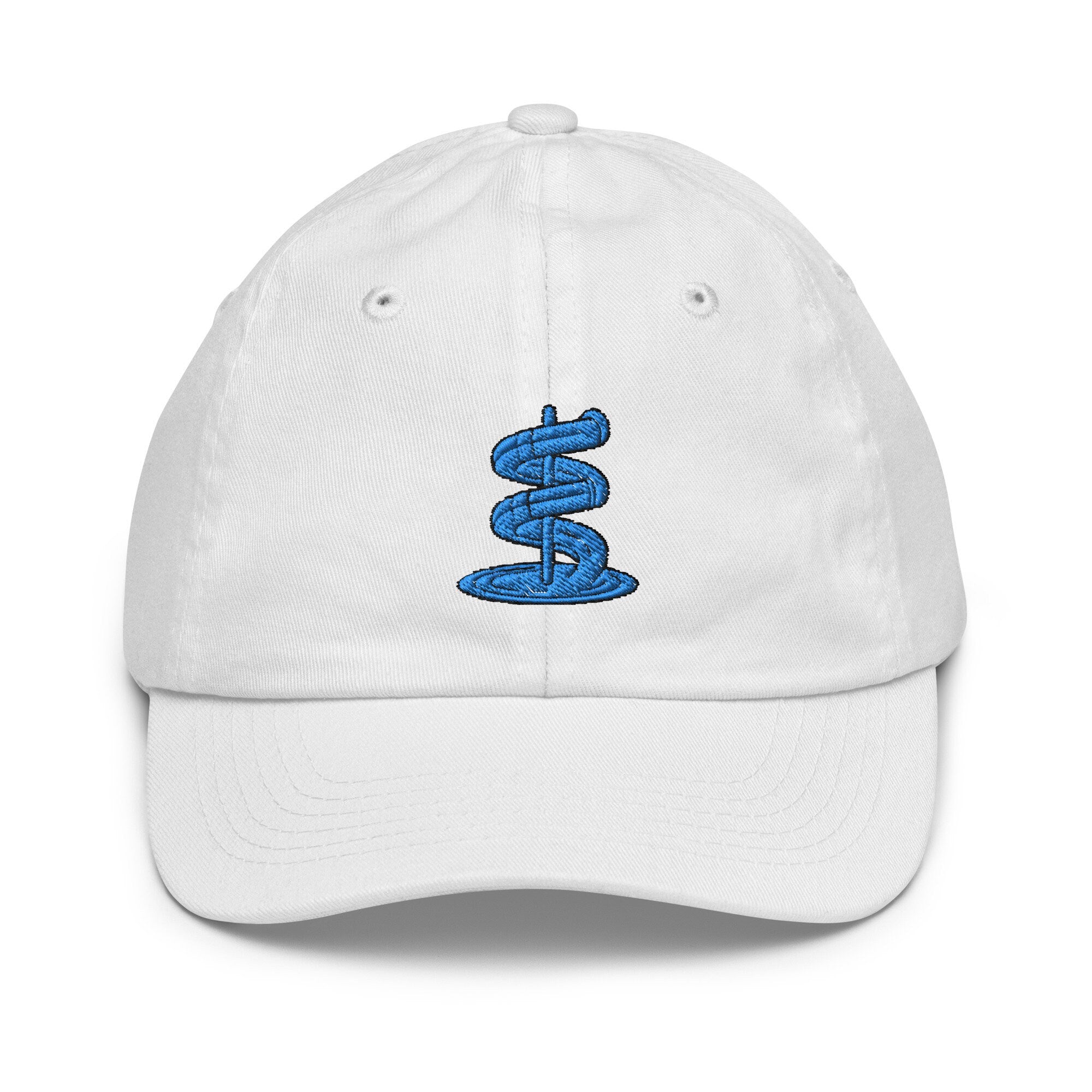 Waterslide Youth Baseball Cap, Handmade Kids Hat, Embroidered Childrens Hat Gift - Multiple Colors