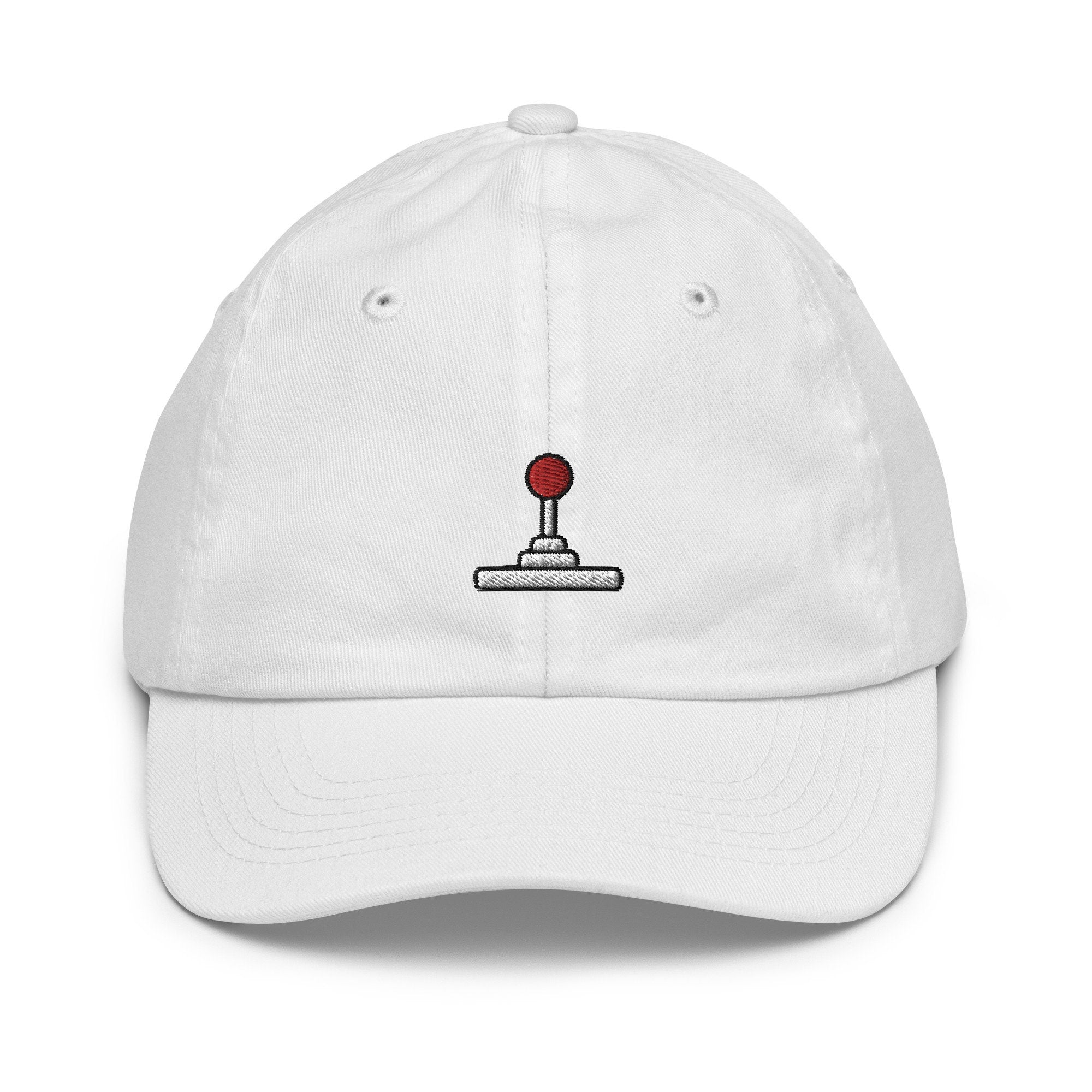 Joystick Youth Baseball Cap, Handmade Kids Hat, Embroidered Childrens Hat Gift - Multiple Colors