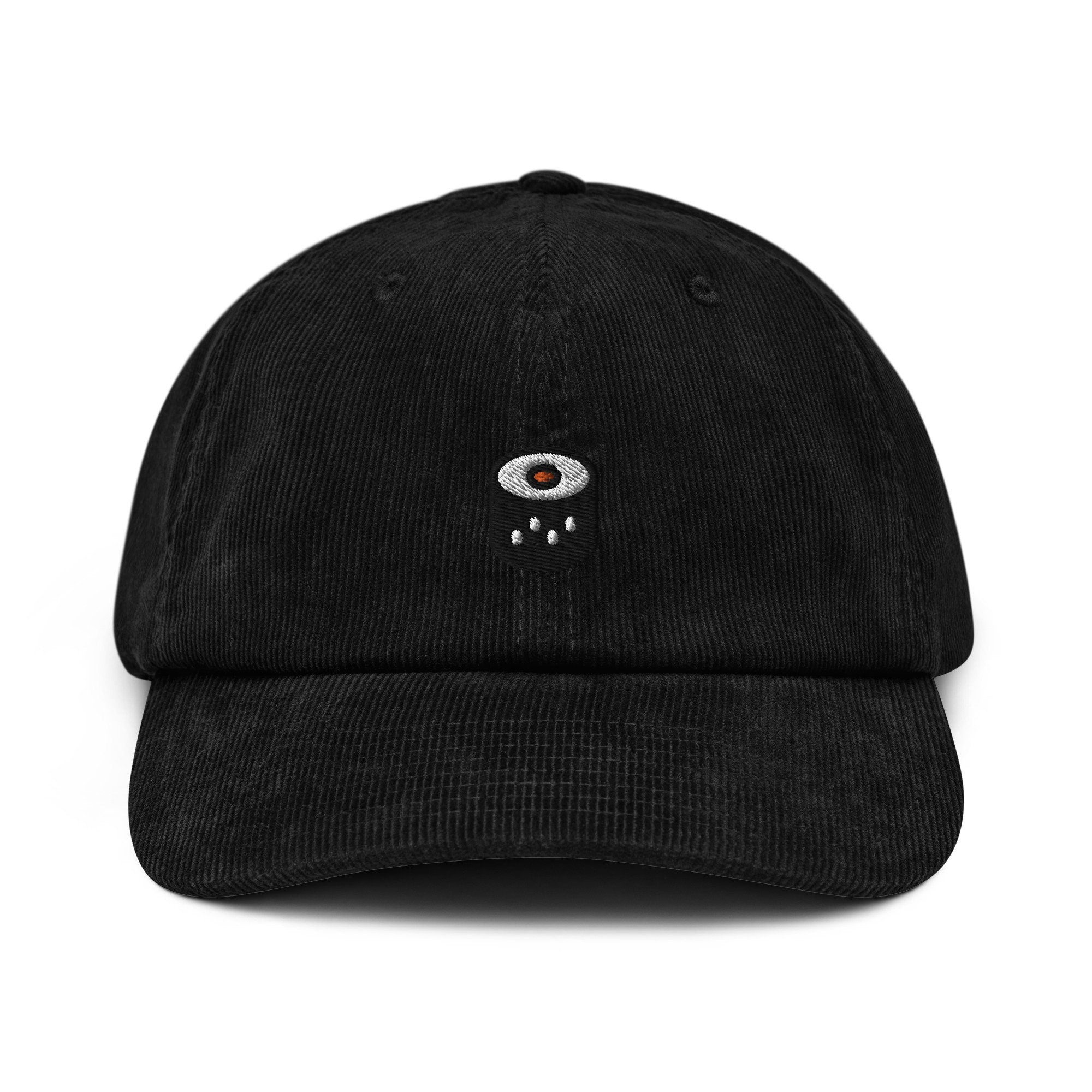 Sushi Corduroy Hat, Handmade Embroidered Corduroy Dad Cap - Multiple Colors