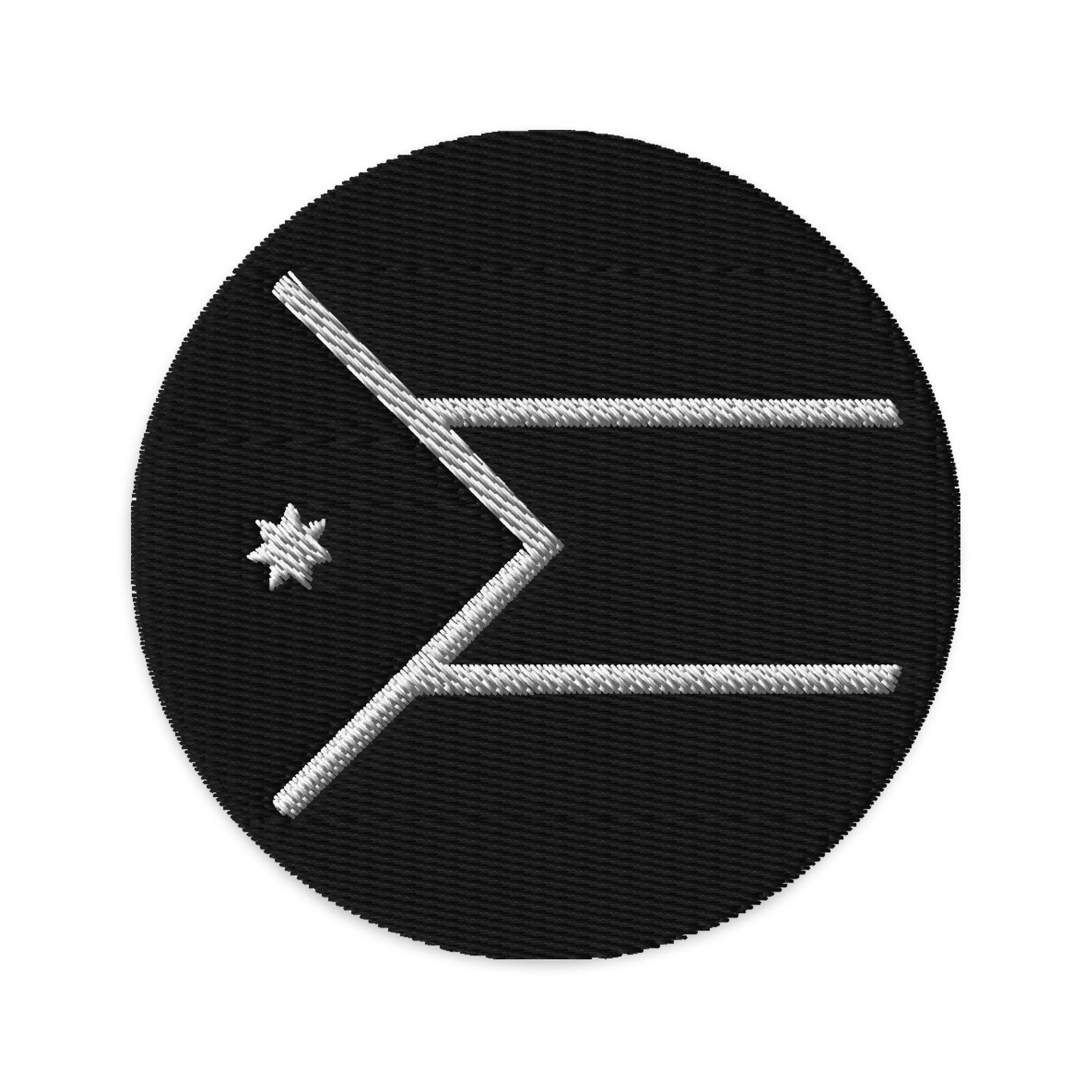 Jordan Embroidered Patch, 3" Jordan Flag Patch, Circular Jordan Patch Embroidery, Iron on/Sew on Patch Embroidery, الأردن