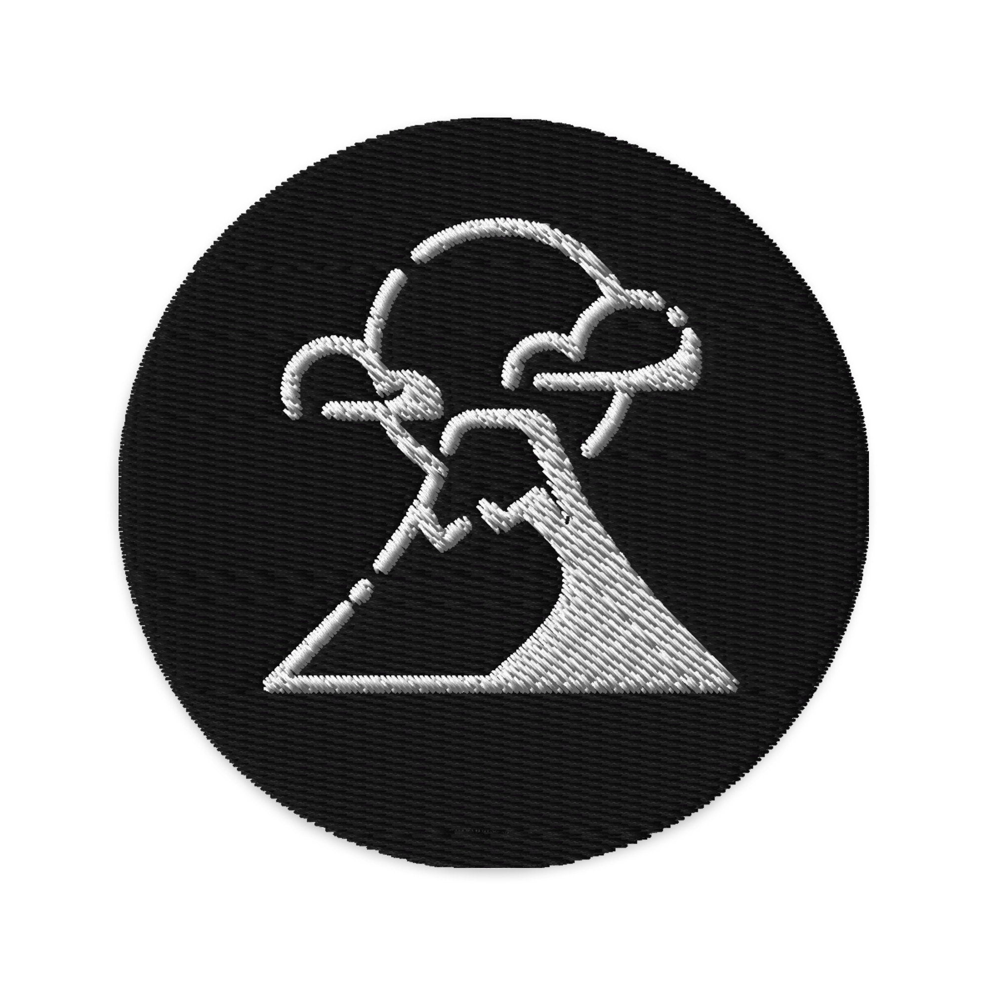 Fuji Embroidered Patch, Handmade Fuji Embroidery, Iron on Circular 3" Patch, Mt. Fuji Embroidered Three Inch Patch