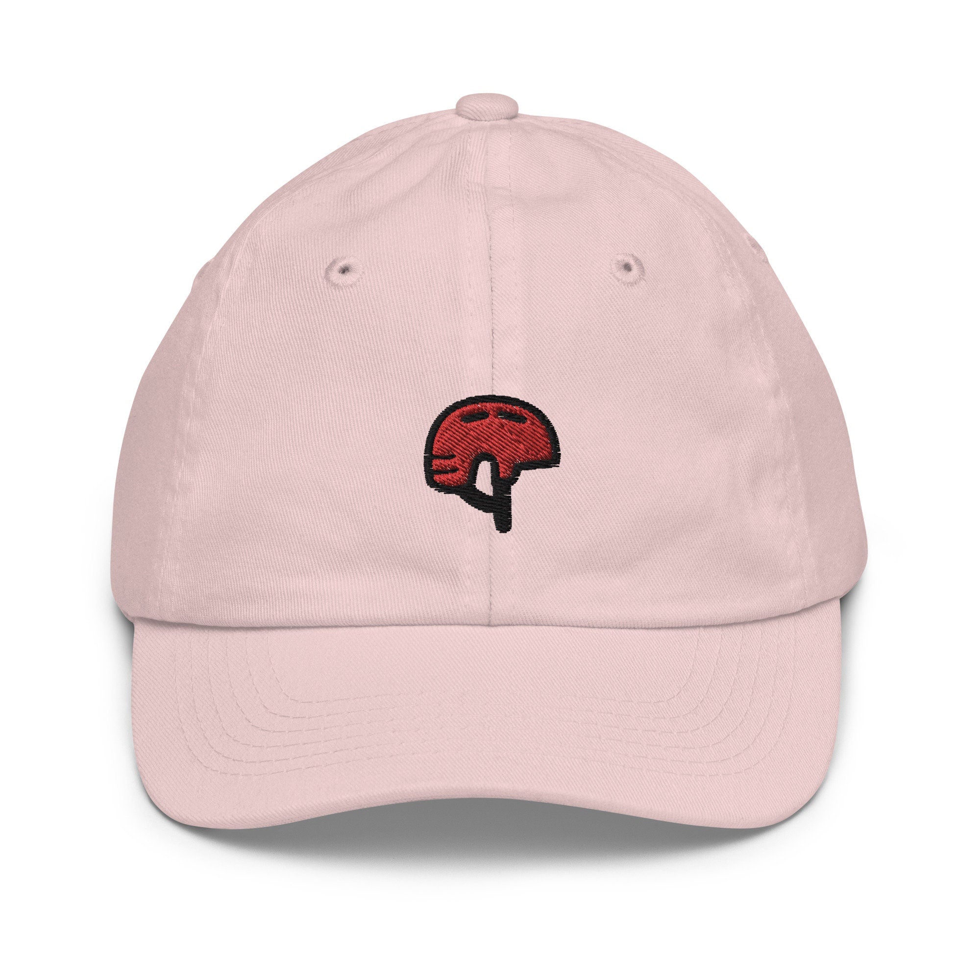 Bike Helmet Youth Baseball Cap, Handmade Kids Hat, Embroidered Childrens Hat Gift - Multiple Colors