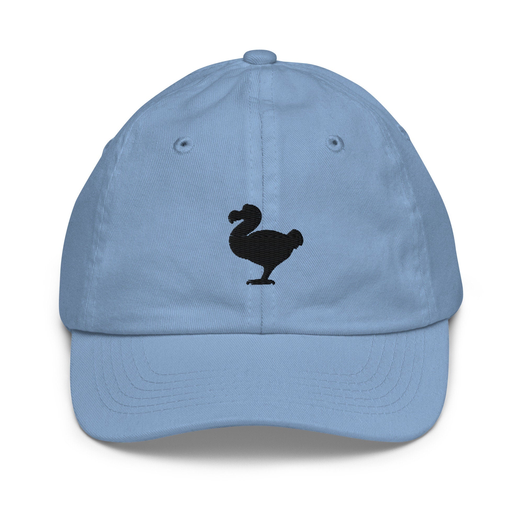 Dodo Bird Youth Baseball Cap, Handmade Kids Hat, Embroidered Childrens Hat Gift - Multiple Colors