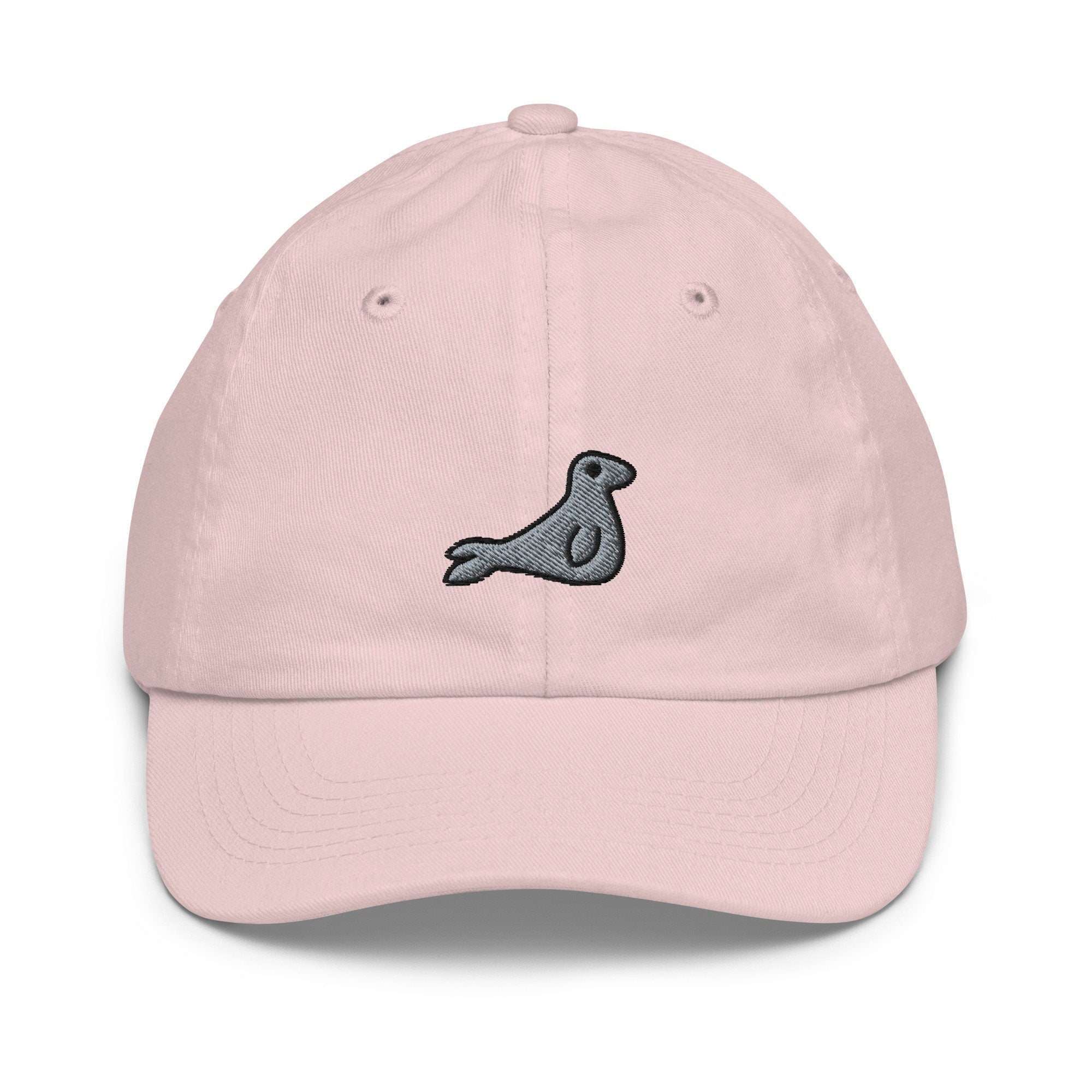 Seal Youth Baseball Cap, Handmade Kids Hat, Embroidered Childrens Hat Gift - Multiple Colors