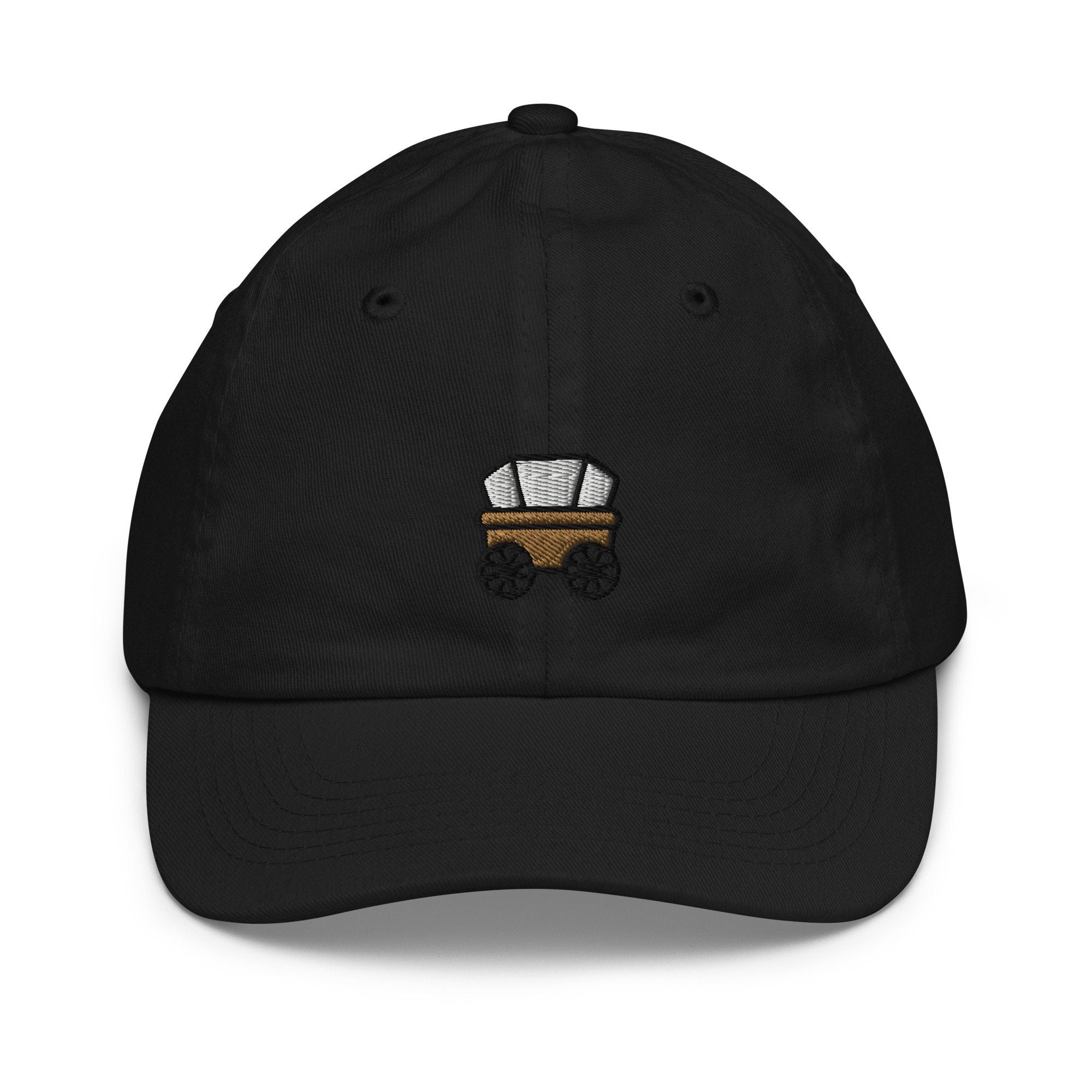 Covered Wagon Youth Baseball Cap, Handmade Kids Hat, Embroidered Childrens Hat Gift - Multiple Colors