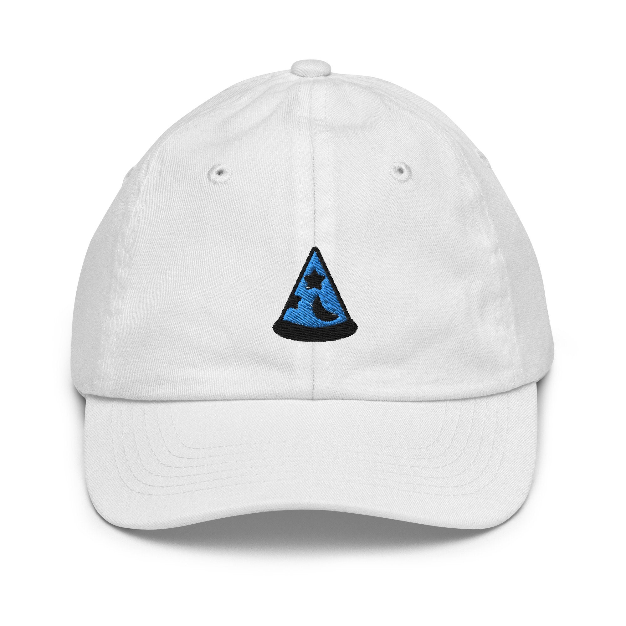 Wizard Hat Youth Baseball Cap, Handmade Kids Hat, Embroidered Childrens Hat Gift - Multiple Colors