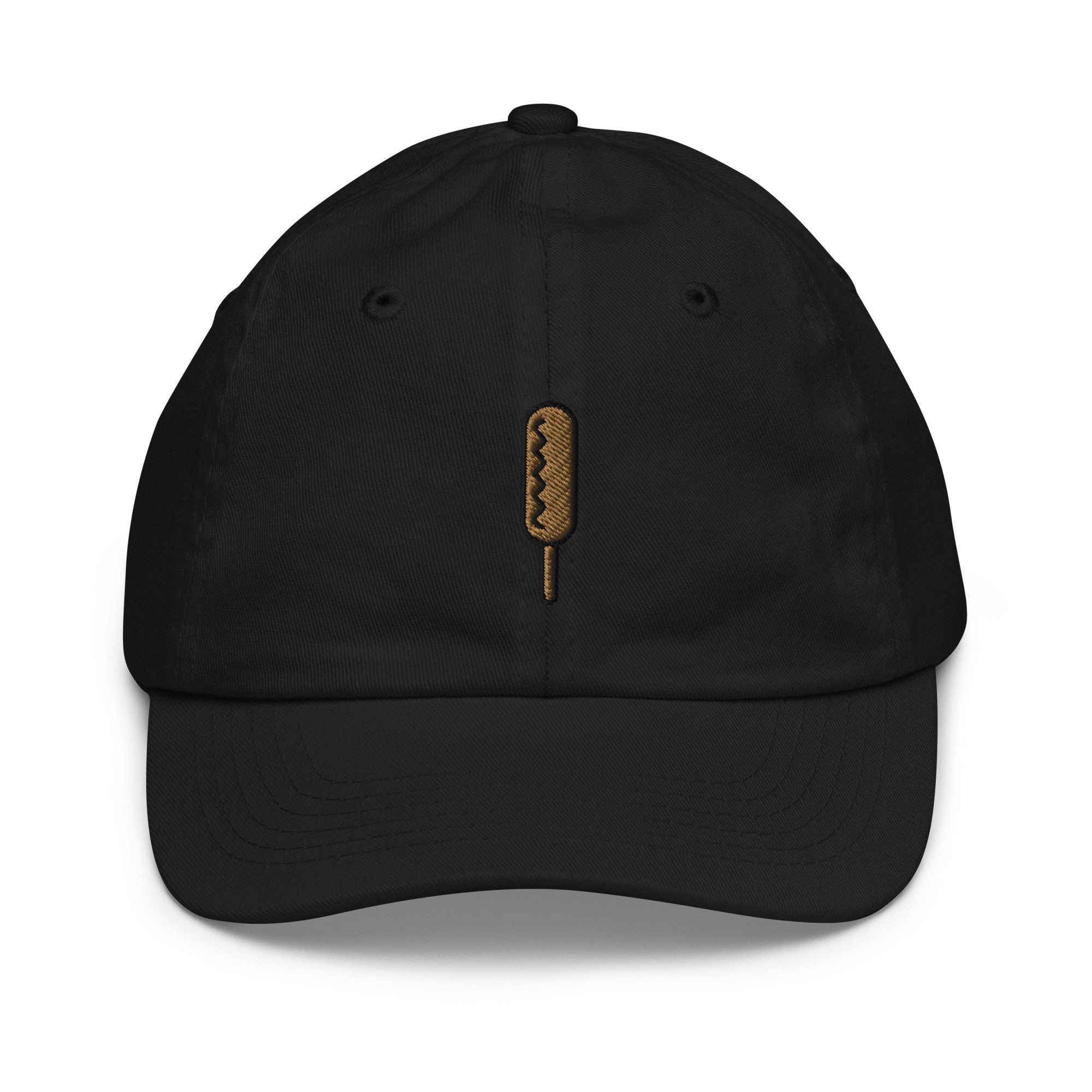 Corndog Youth Baseball Cap, Handmade Kids Hat, Embroidered Childrens Hat Gift - Multiple Colors
