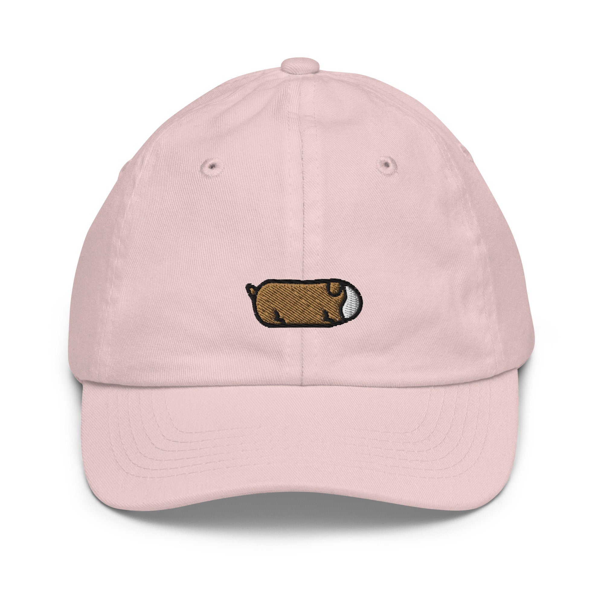 Guinea Pig Youth Baseball Cap, Handmade Kids Hat, Embroidered Childrens Hat Gift - Multiple Colors