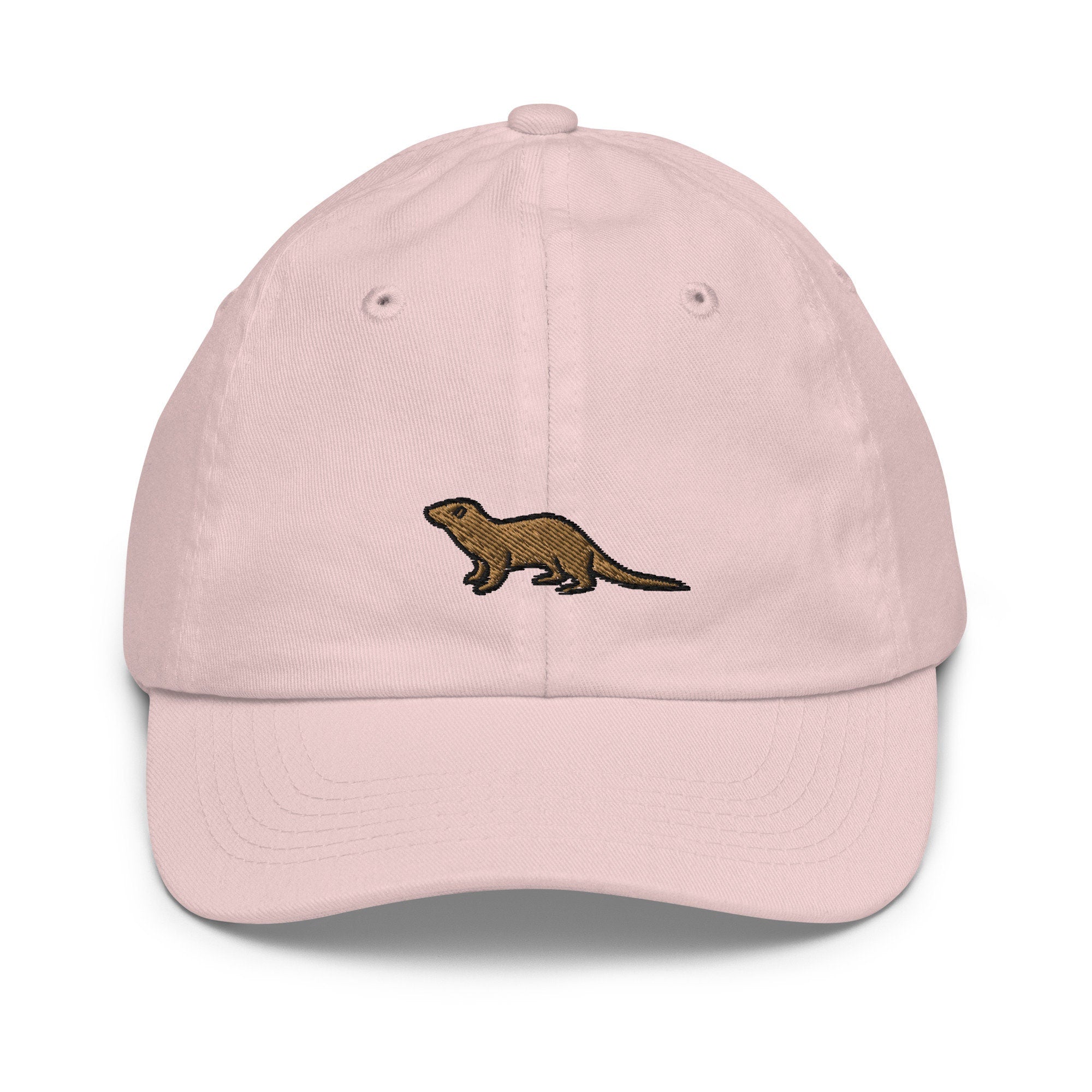 Otter Youth Baseball Cap, Handmade Kids Hat, Embroidered Childrens Hat Gift - Multiple Colors