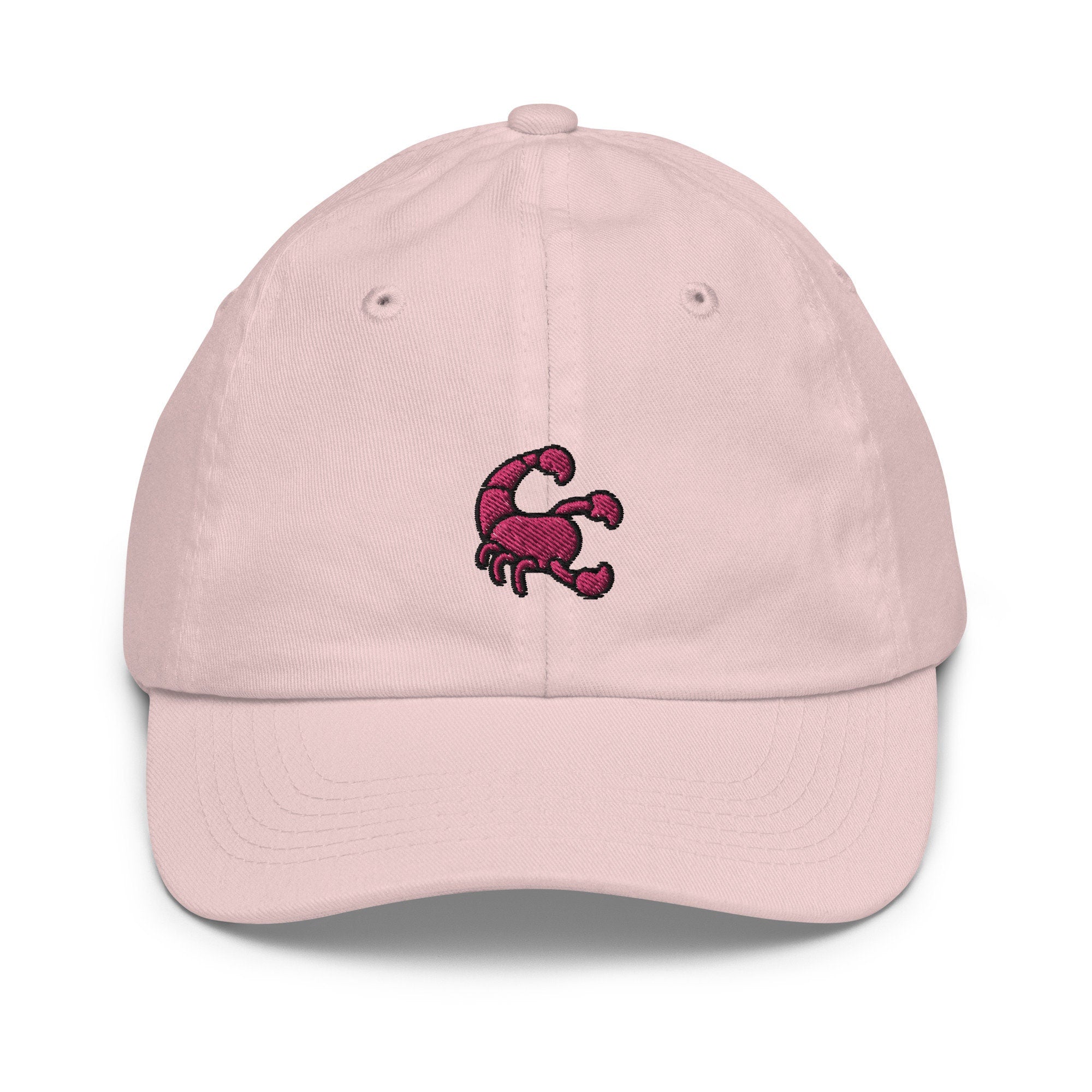Scorpion Youth Baseball Cap, Handmade Kids Hat, Embroidered Childrens Hat Gift - Multiple Colors