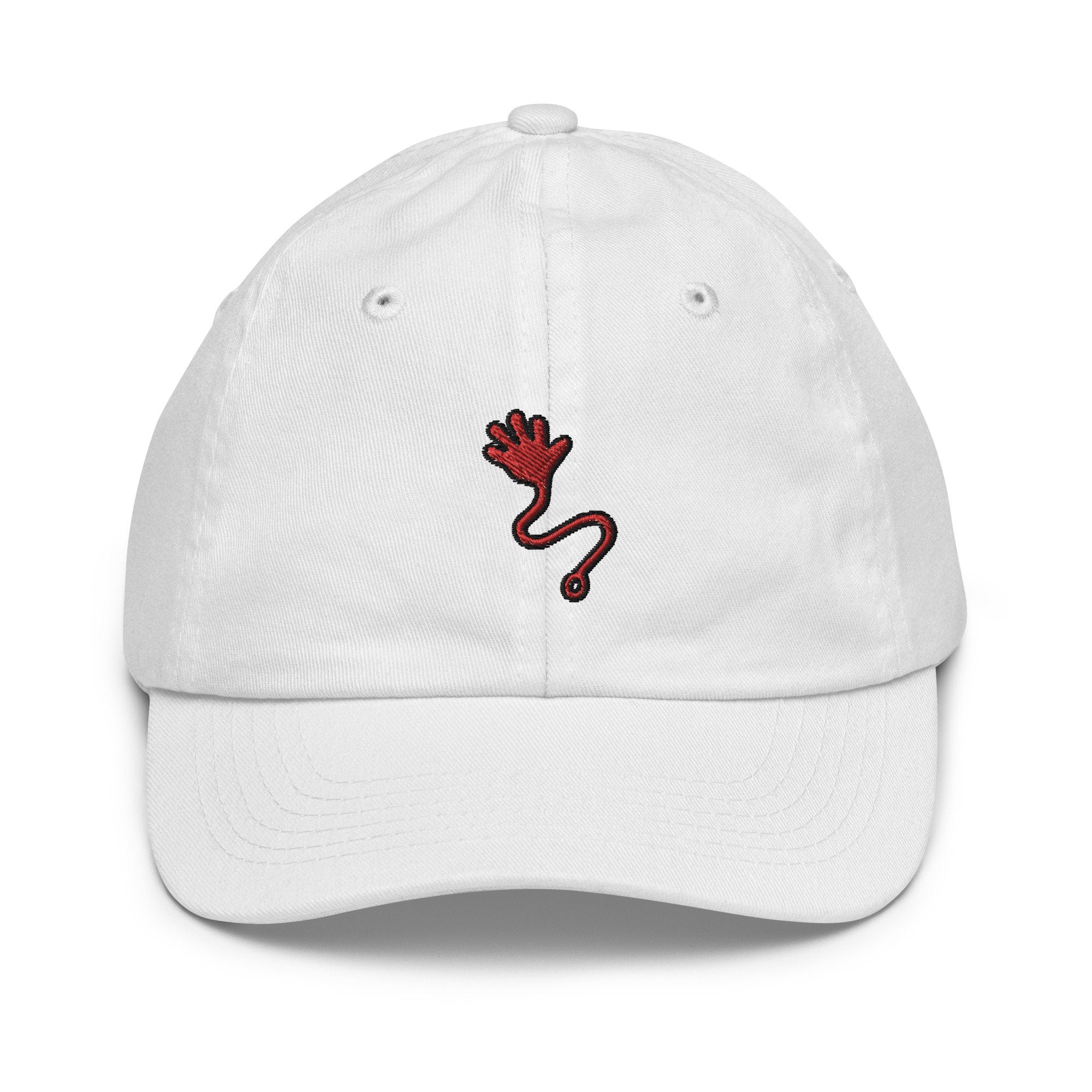 Sticky Hand Youth Baseball Cap, Handmade Kids Hat, Embroidered Childrens Hat Gift - Multiple Colors