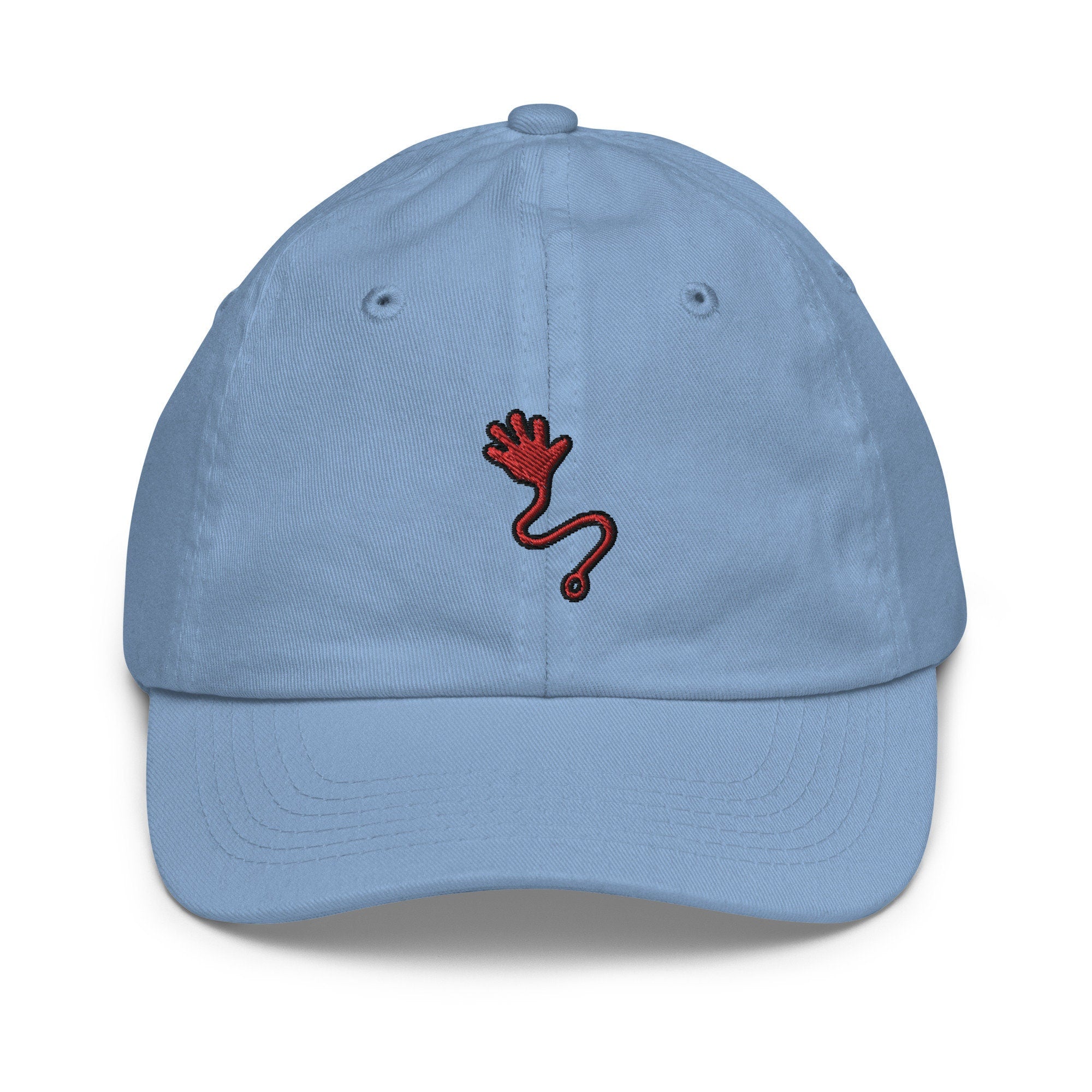 Sticky Hand Youth Baseball Cap, Handmade Kids Hat, Embroidered Childrens Hat Gift - Multiple Colors