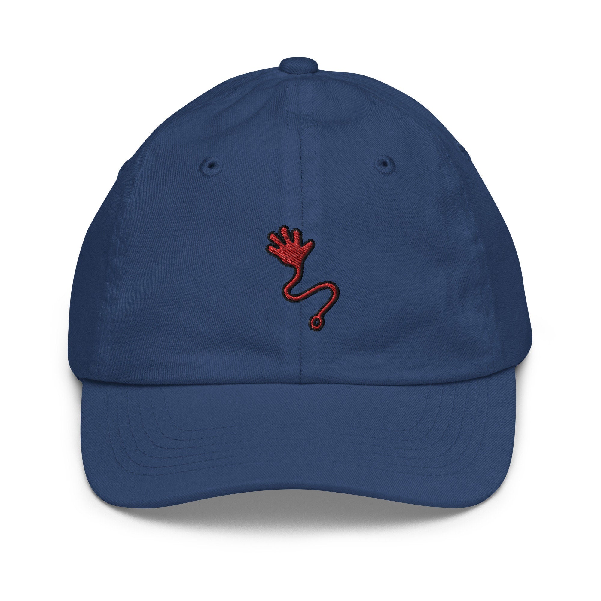 Sticky Hand Youth Baseball Cap, Handmade Kids Hat, Embroidered Childrens Hat Gift - Multiple Colors