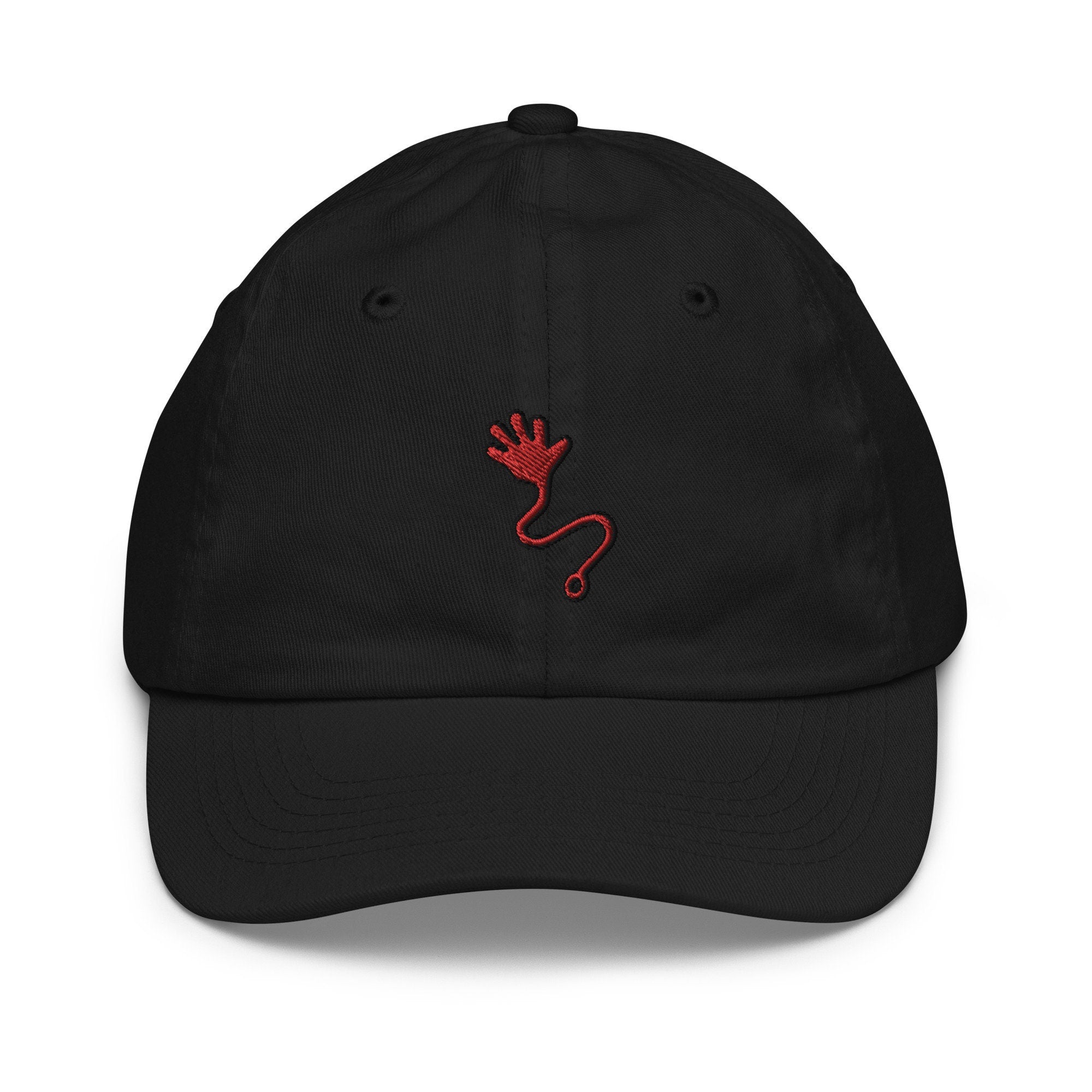 Sticky Hand Youth Baseball Cap, Handmade Kids Hat, Embroidered Childrens Hat Gift - Multiple Colors