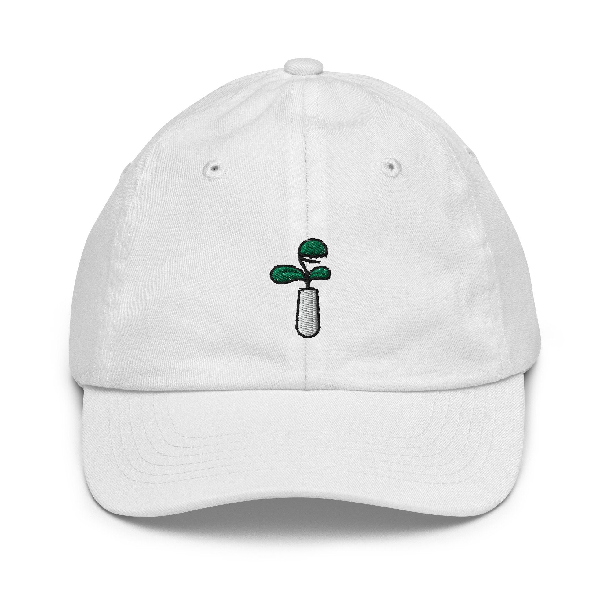 Venus Fly Trap Youth Baseball Cap, Handmade Kids Hat, Embroidered Childrens Hat Gift - Multiple Colors