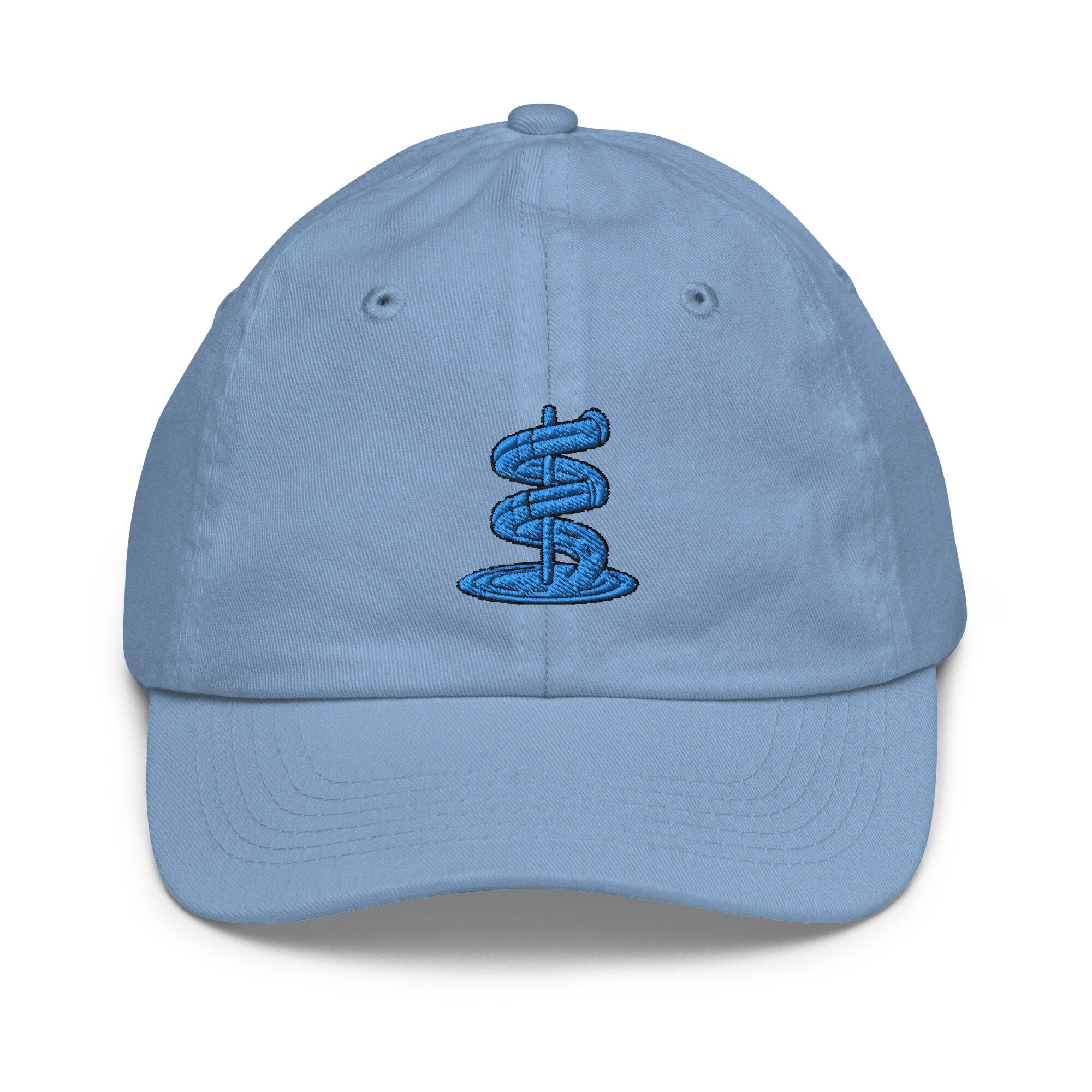 Waterslide Youth Baseball Cap, Handmade Kids Hat, Embroidered Childrens Hat Gift - Multiple Colors