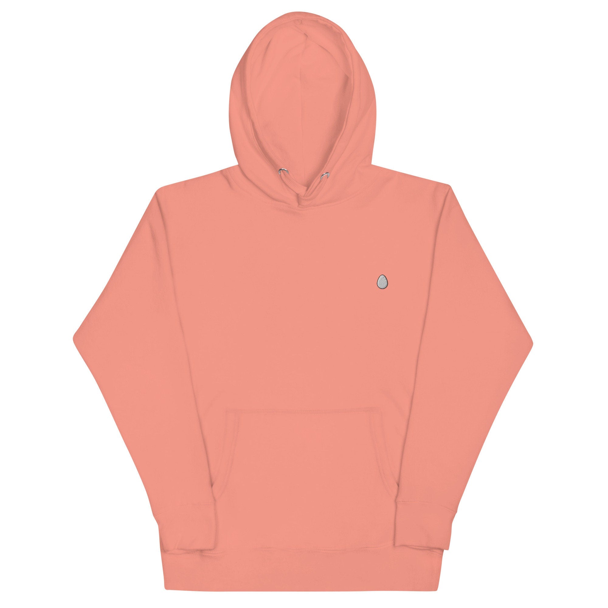 Egg Unisex Hoodie, Handmade Embroidered Hoodie, Premium Hooded Sweater, Hoodie Embroidery - Multiple Colors