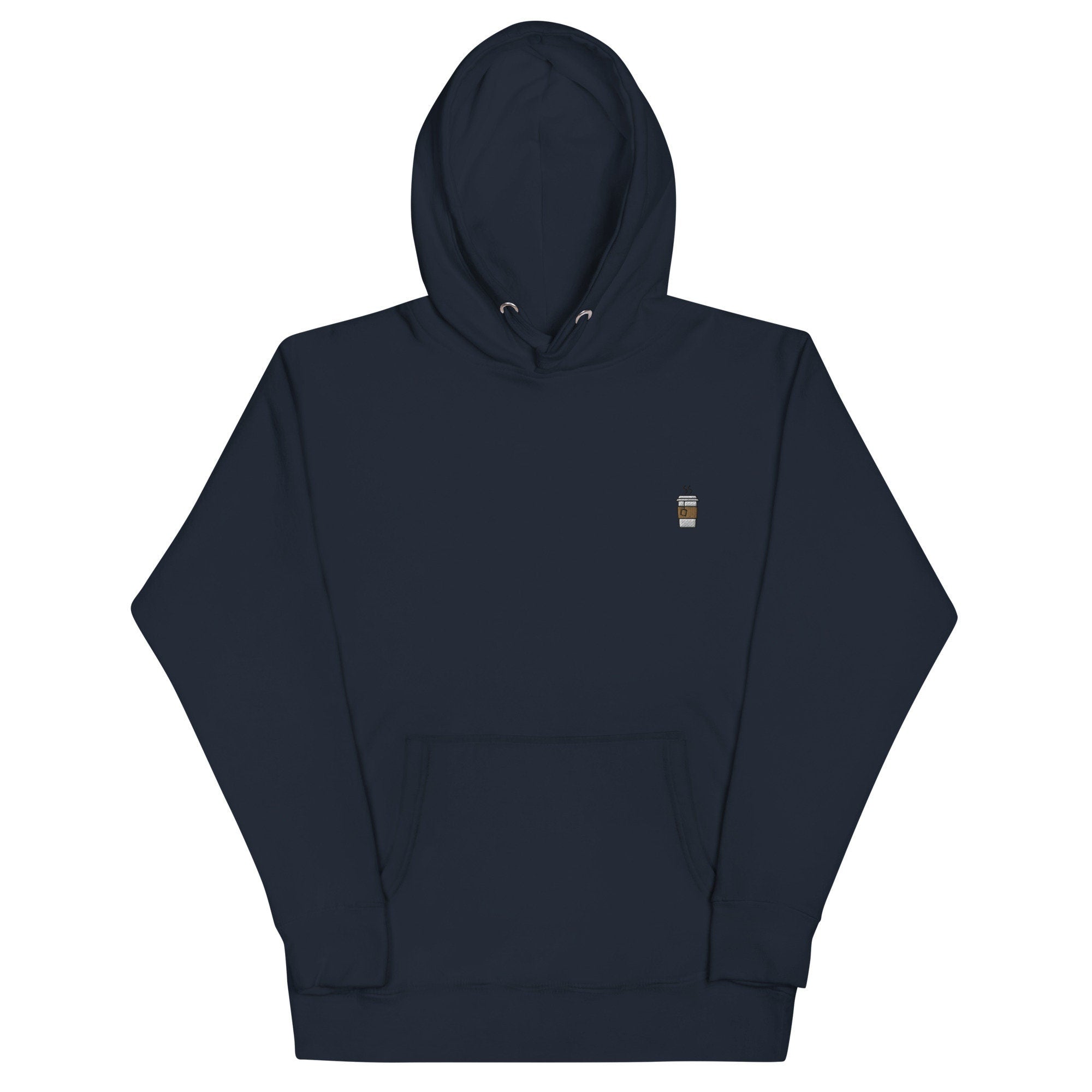 Tea Unisex Hoodie, Handmade Embroidered Hoodie, Premium Hooded Sweater, Hoodie Embroidery - Multiple Colors