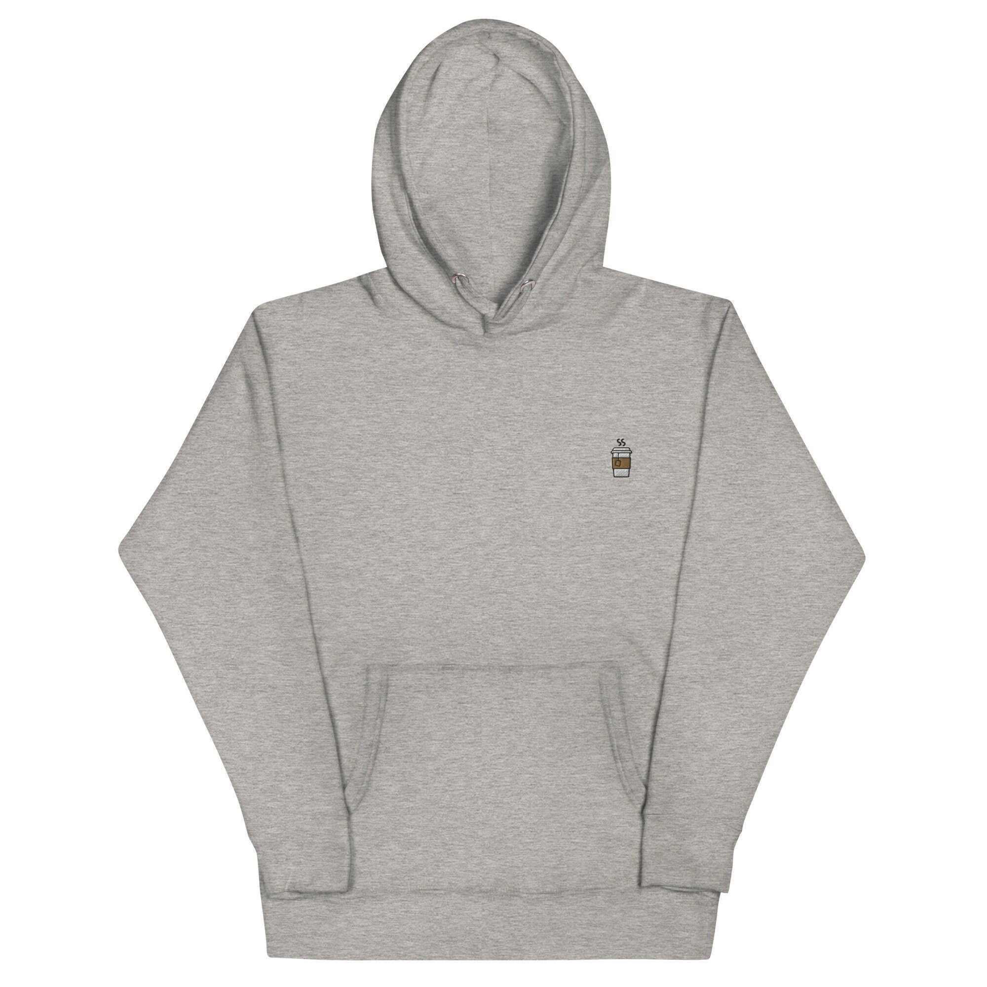 Tea Unisex Hoodie, Handmade Embroidered Hoodie, Premium Hooded Sweater, Hoodie Embroidery - Multiple Colors