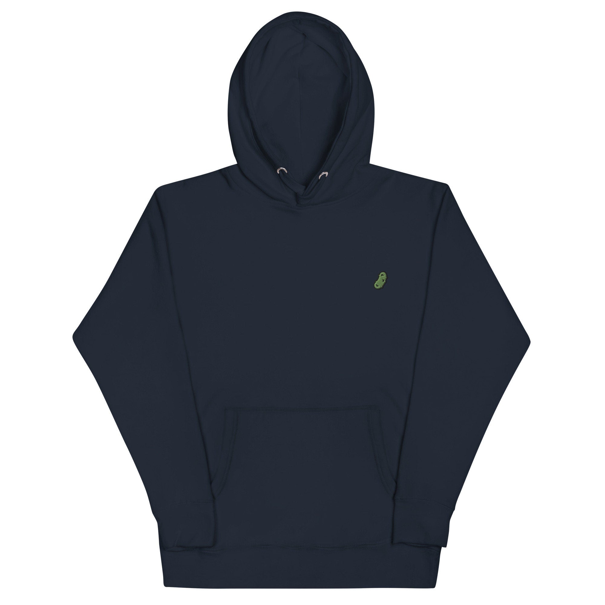 Pickle Unisex Hoodie, Handmade Embroidered Hoodie, Premium Hooded Sweater, Hoodie Embroidery - Multiple Colors