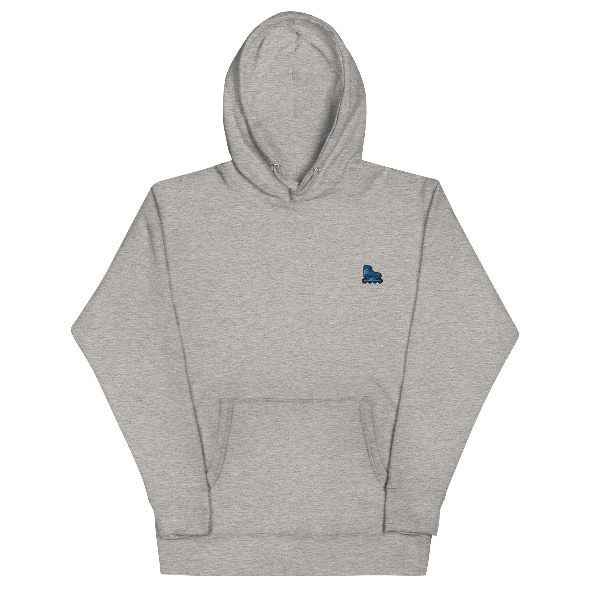 Rollerblade Unisex Hoodie, Handmade Embroidered Hoodie, Premium Hooded Sweater, Hoodie Embroidery - Multiple Colors