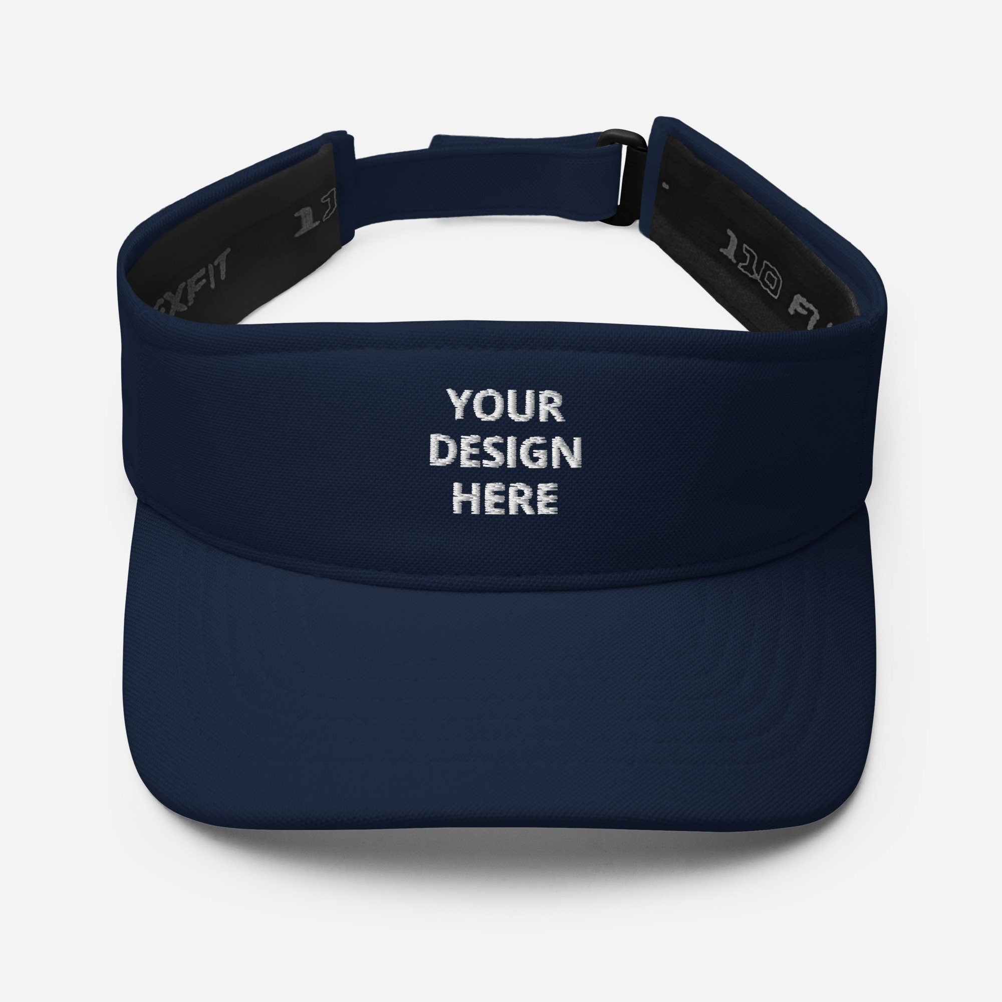 Custom Visor, Personalized Summer Visor, Your Design Text or Logo Visor, Unisex Premium Handmade Visor - Multiple Colors