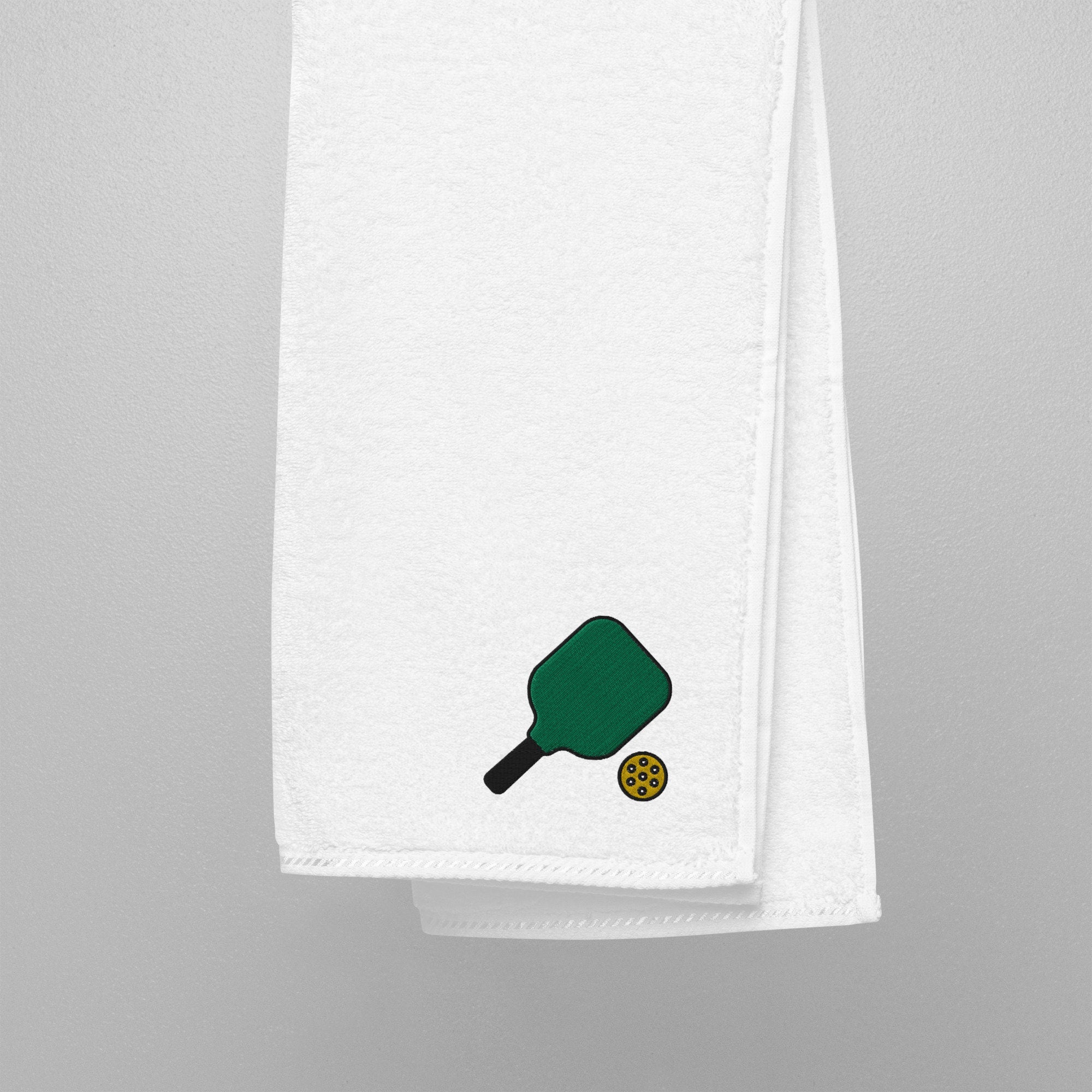 Pickleball Embroidered Towel, Pickle Ball Lover Gift, Pickleball Towel, Sports Towel