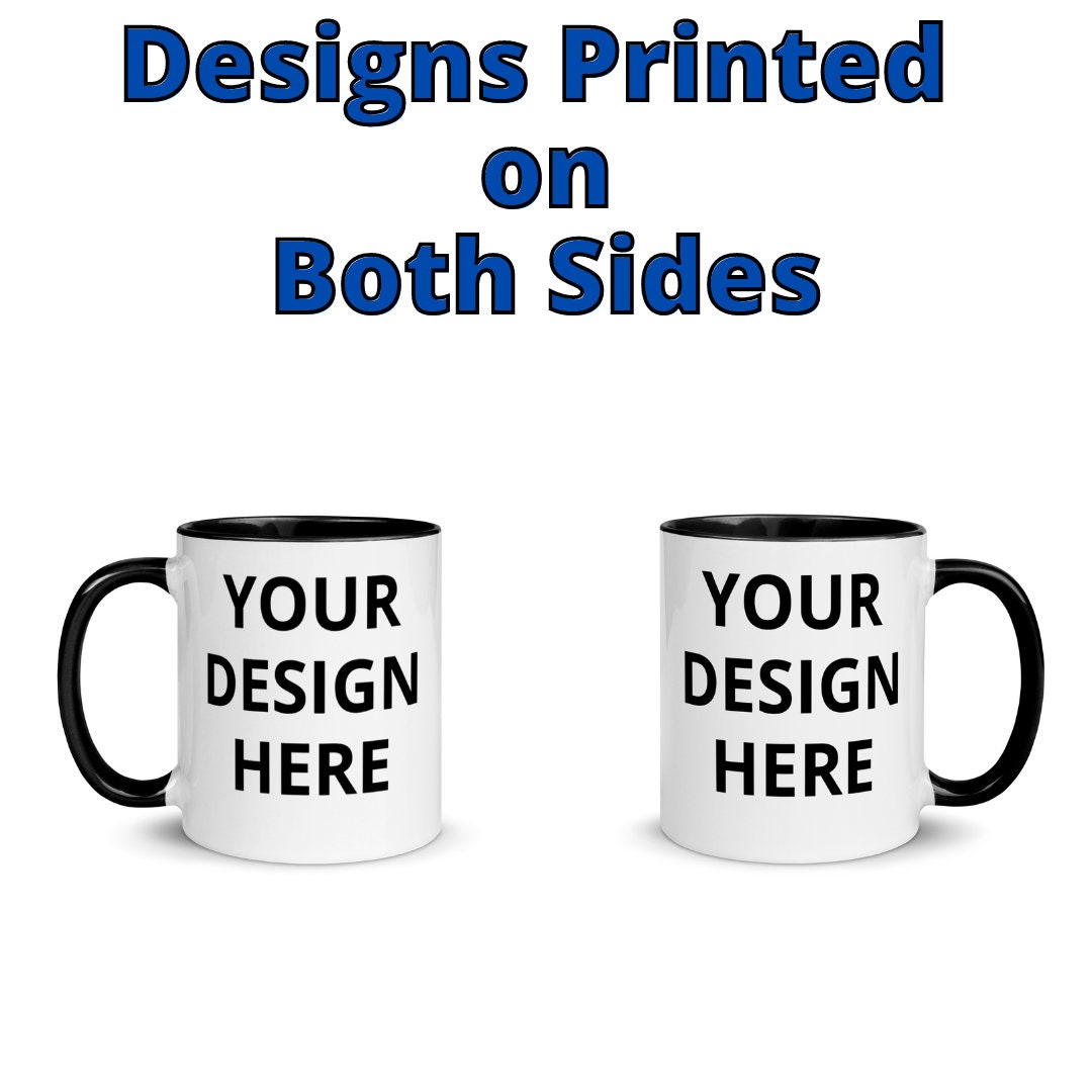 Personalized Mug, 11 oz Custom Coffee Mug Cup, Your Text Photo Picture Design Mug, Custom Mug Gift Him Her, Wedding Anniversary Engagement