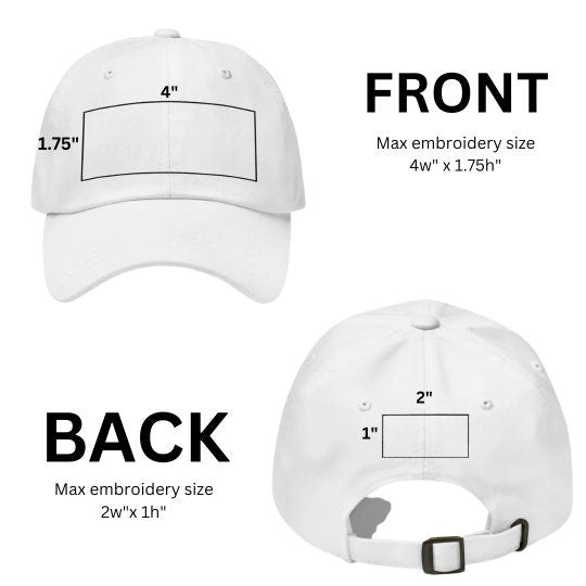 Personalized Embroidered Dad Hat