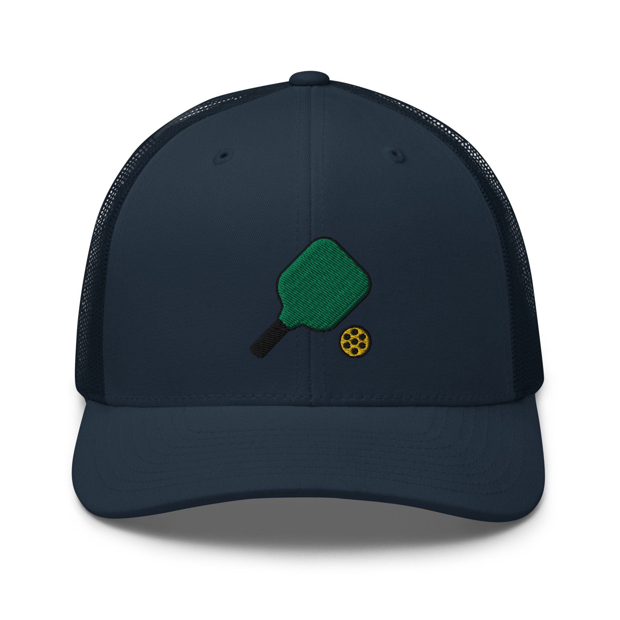 Pickleball Lover Gift, Pickleball Trucker Hat, Pickle Ball Embroidered Trucker Hat, Dink