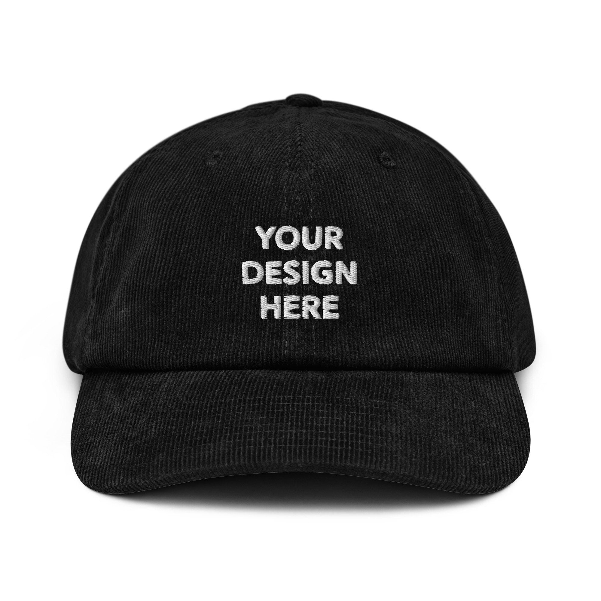 Custom Embroidered Corduroy Hat
