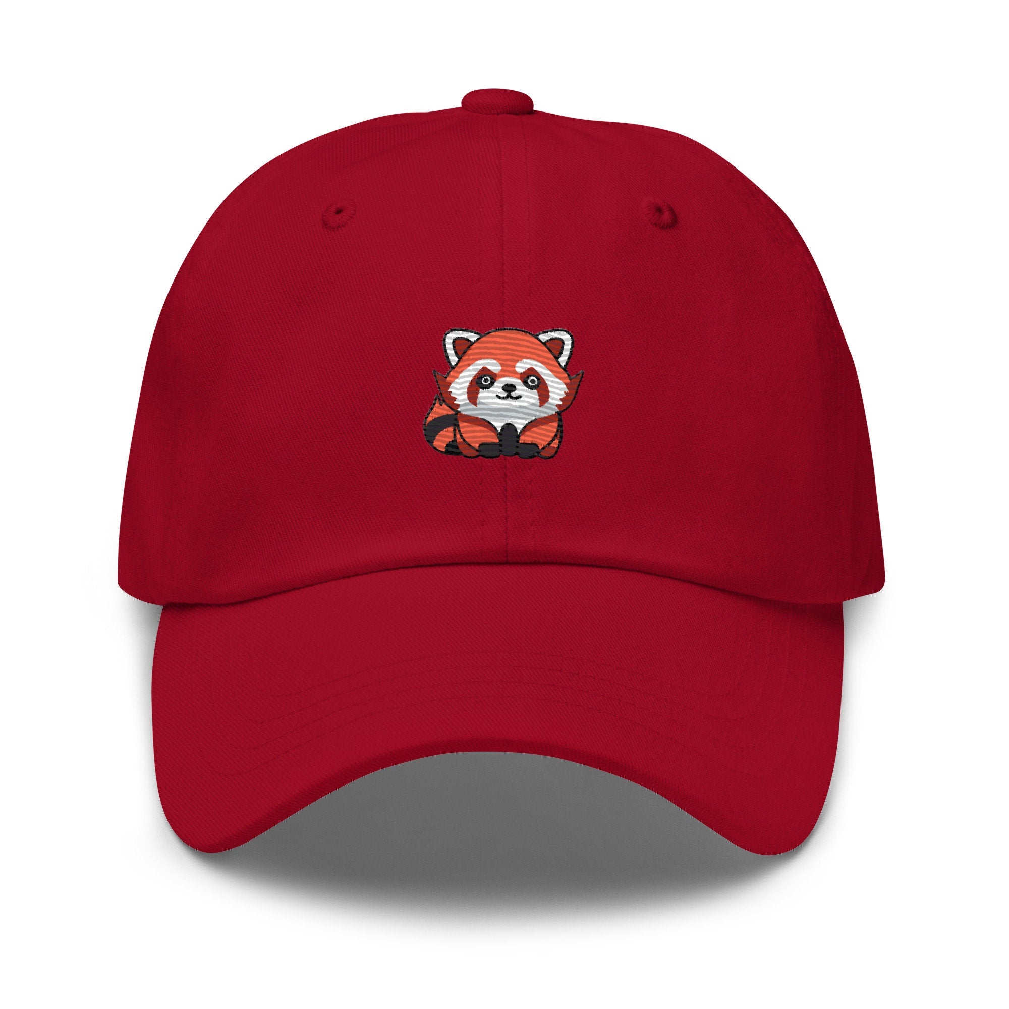 Red Panda Embroidered Dad Hat