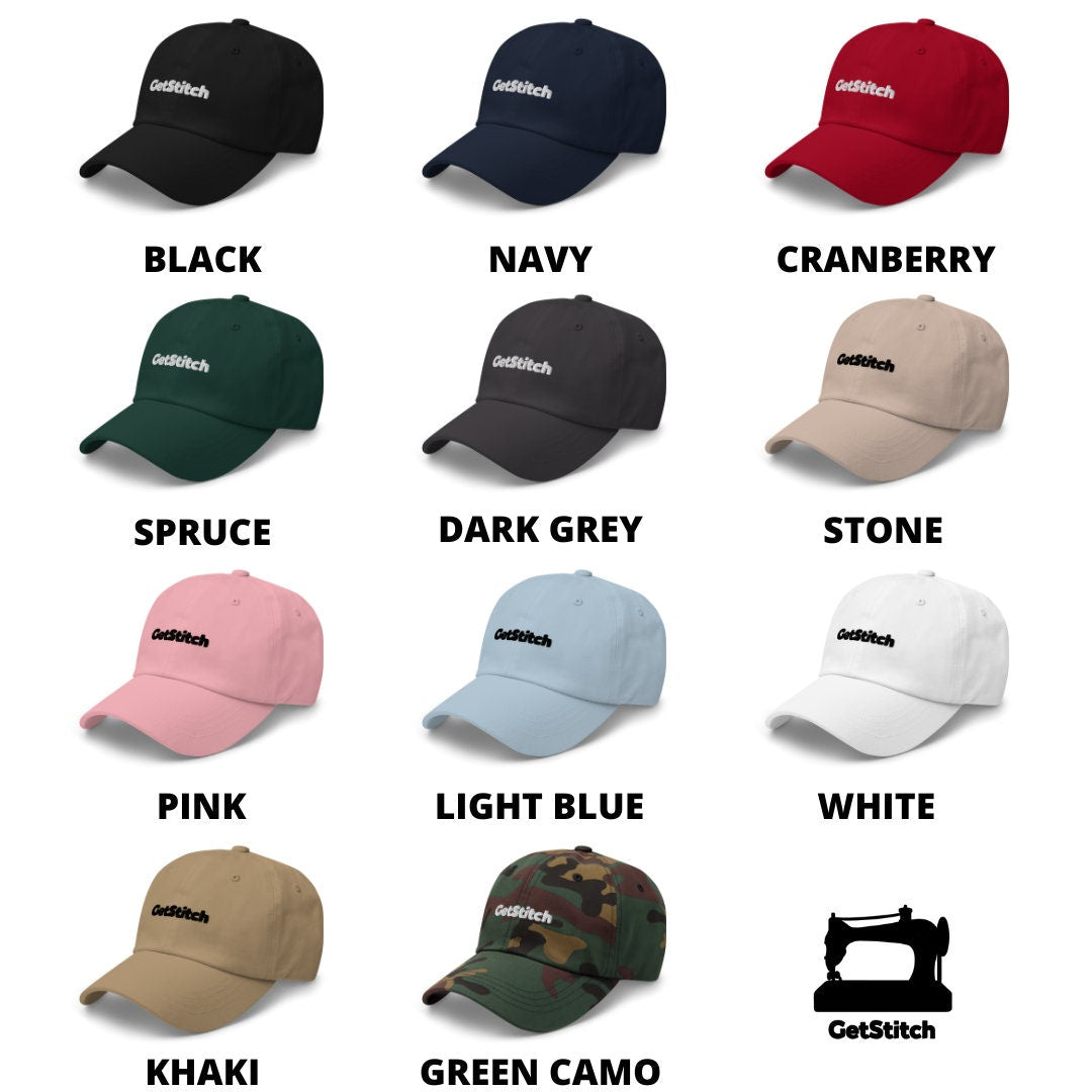 Cow Face Embroidered Dad Hat