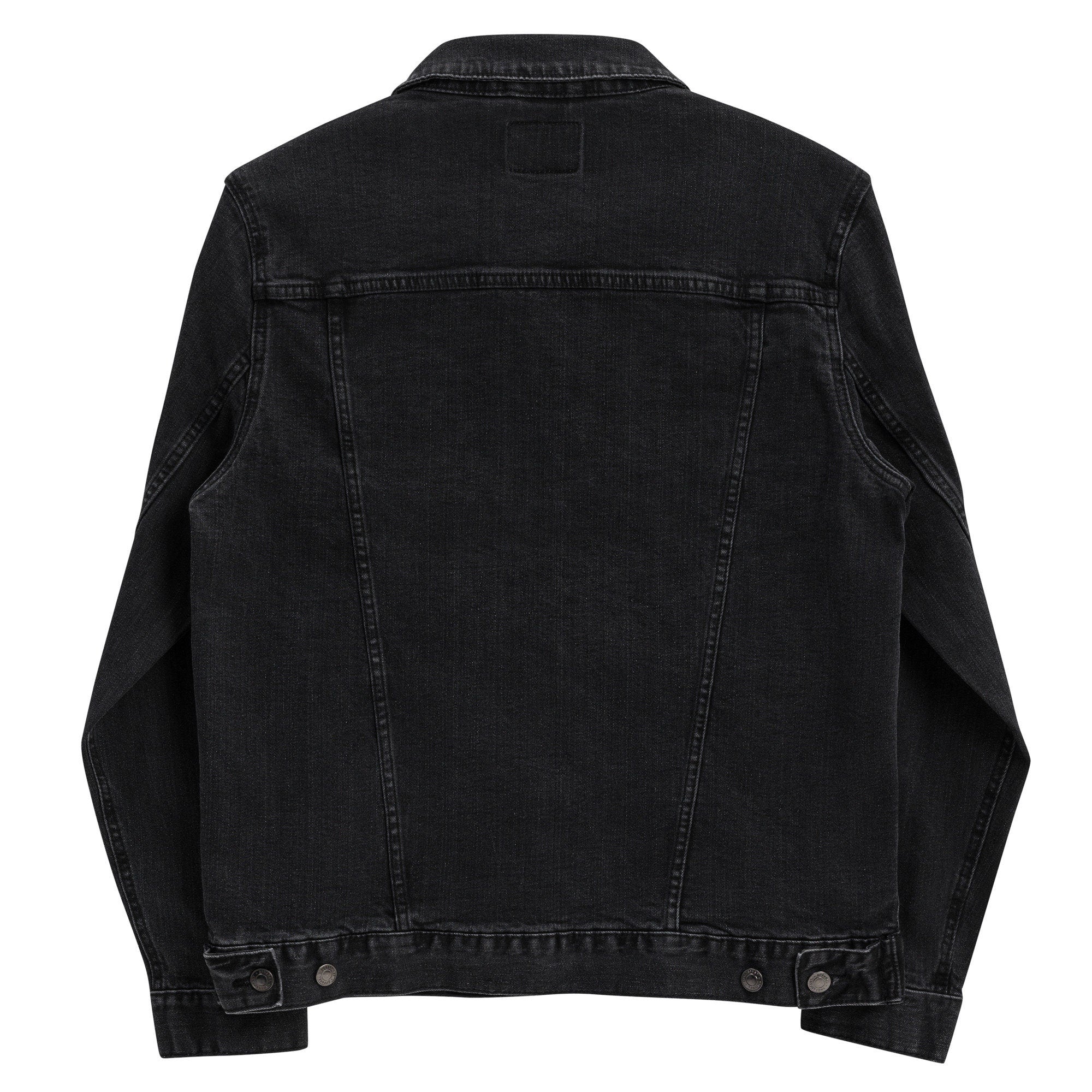 Unicorn Skull Unisex Denim Jacket, Unicorn Black Denim Jacket, Unisex Unicorn Skull Shirt