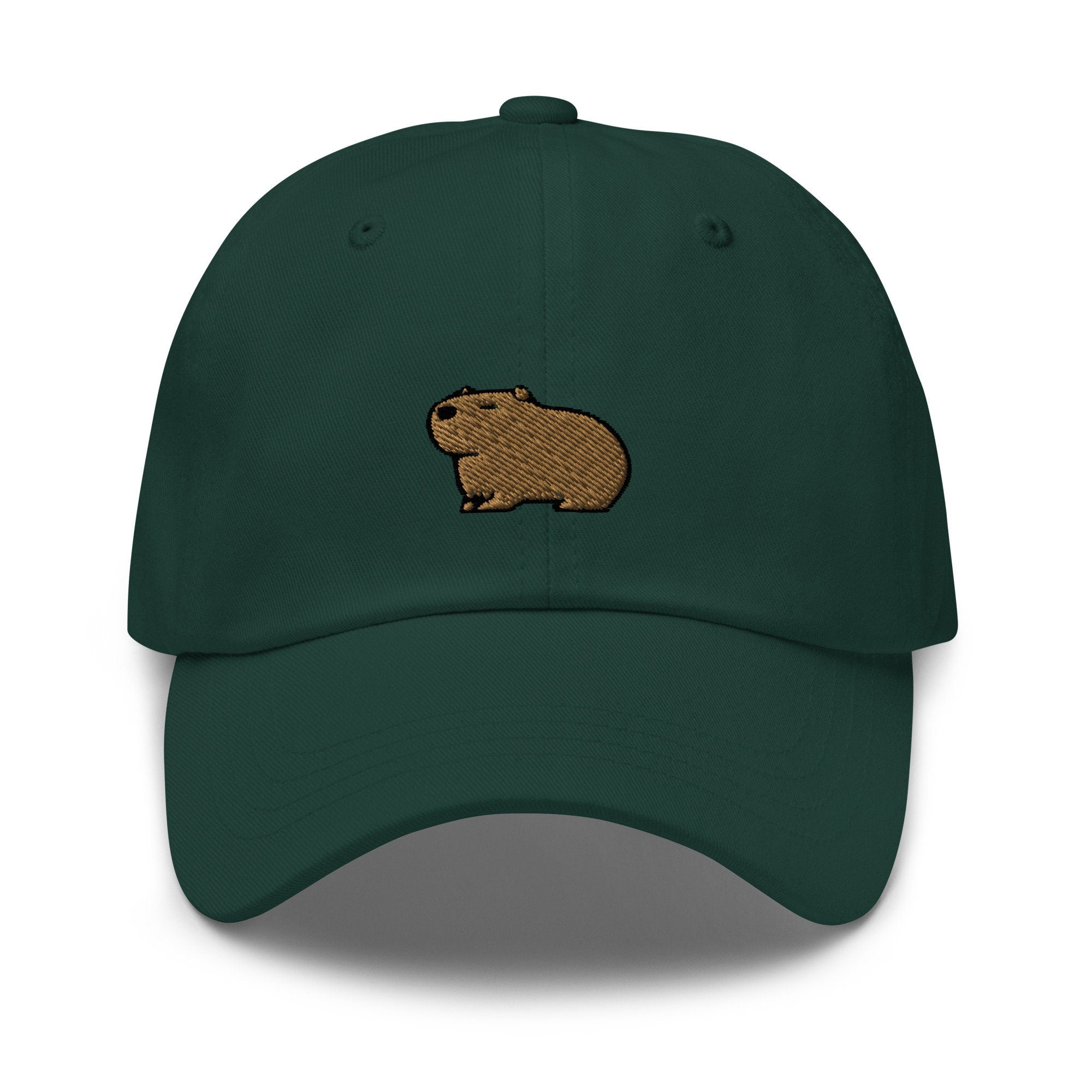 Capybara Embroidered Dad Hat