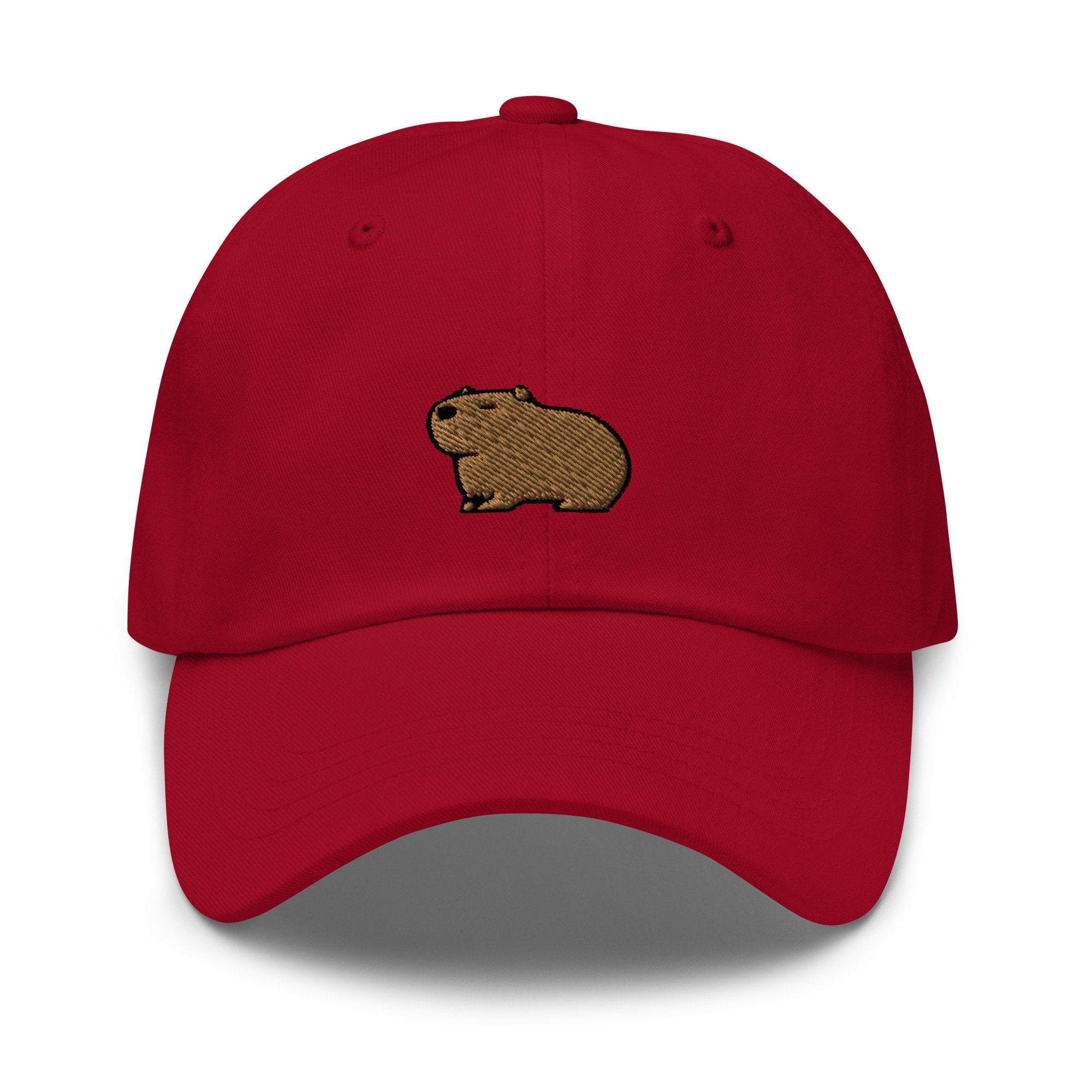 Capybara Embroidered Dad Hat