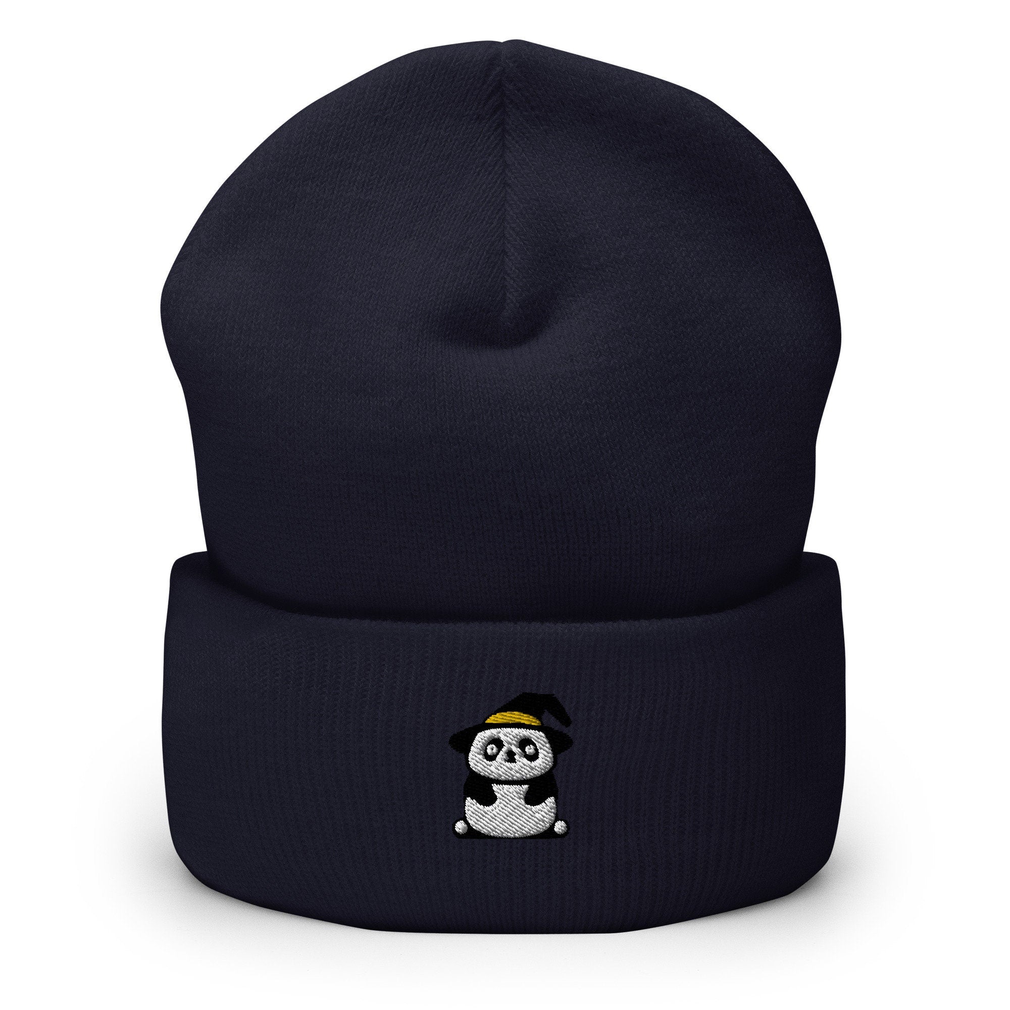 Wizard Panda Cuffed Beanie