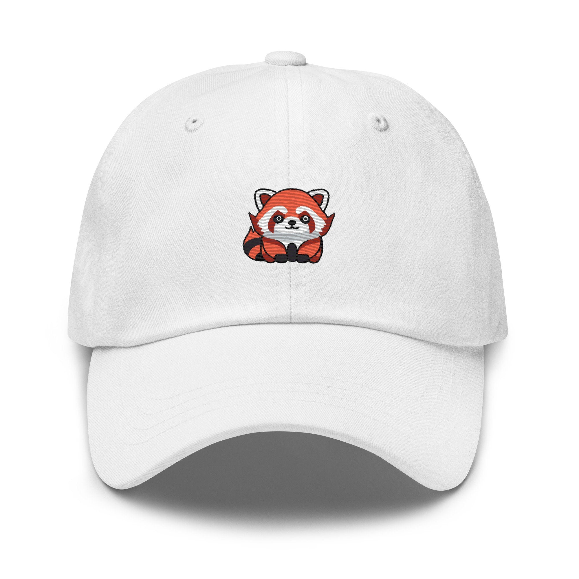 Red Panda Embroidered Dad Hat