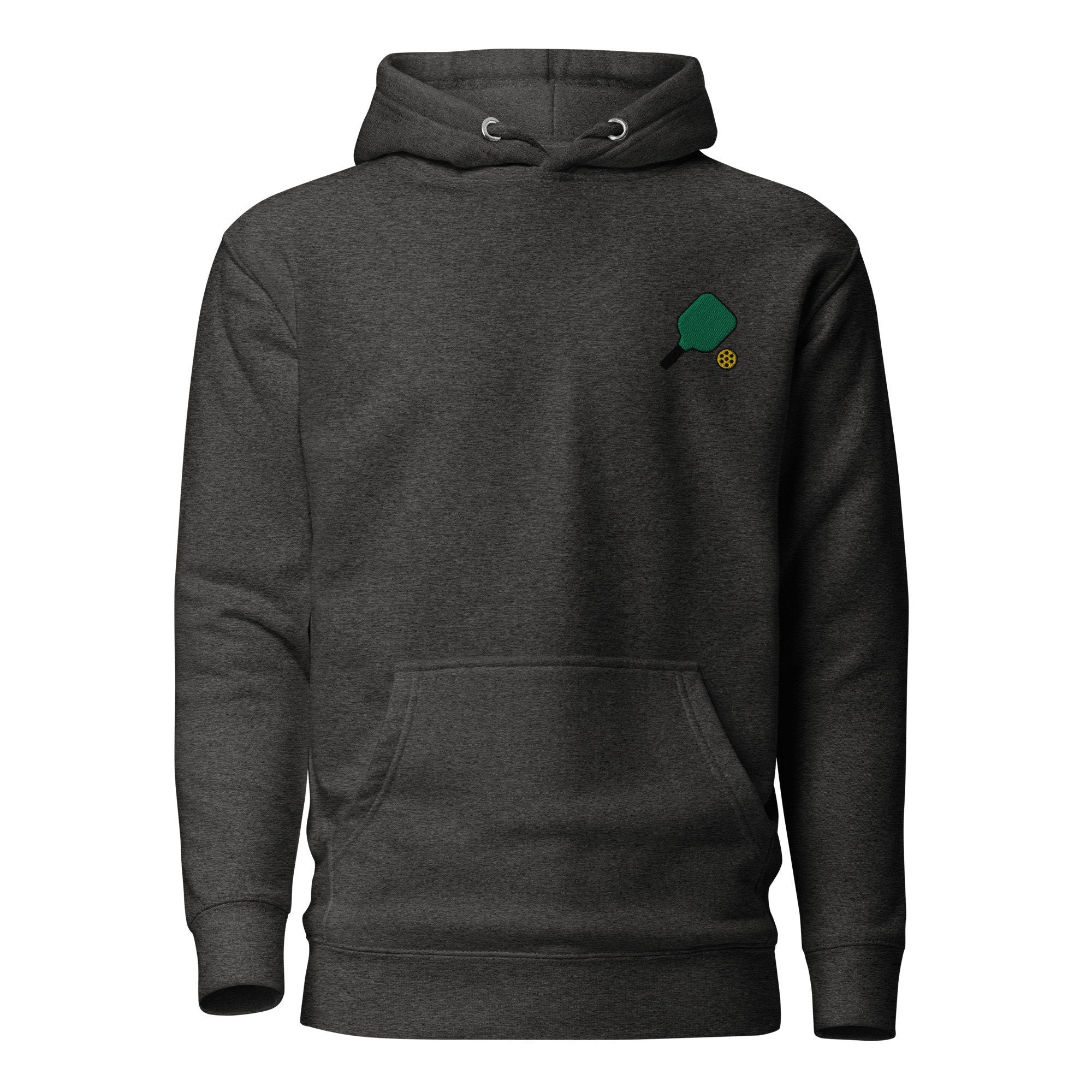 Pickleball Lover, Pickleball Unisex Hoodie, Handmade Embroidered Hoodie, Premium Hooded Sweater, Hoodie Embroidery - Multiple Colors
