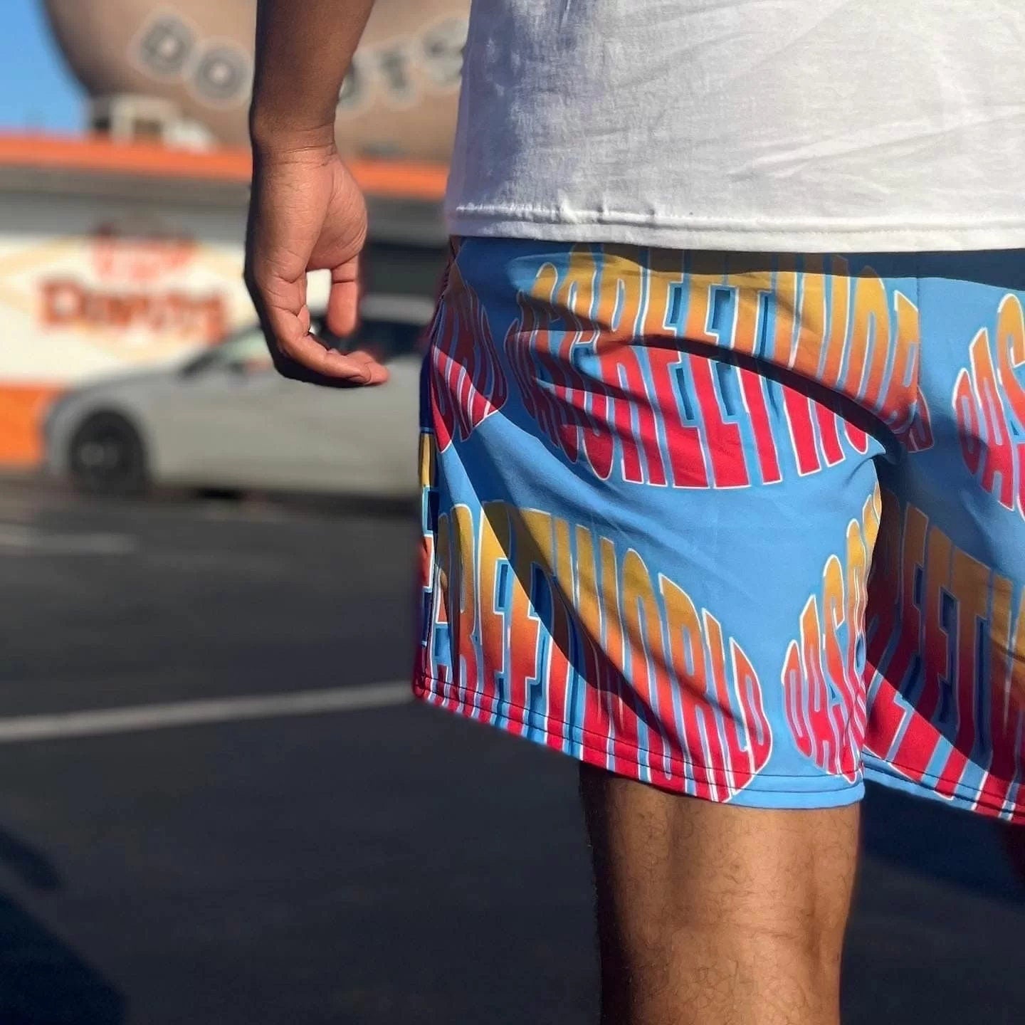 Custom Men's Gym Shorts, All Over Print Personalized Shorts for Sports, Print Your Design Text Logo or Image, Running Shorts Gift for Hiim