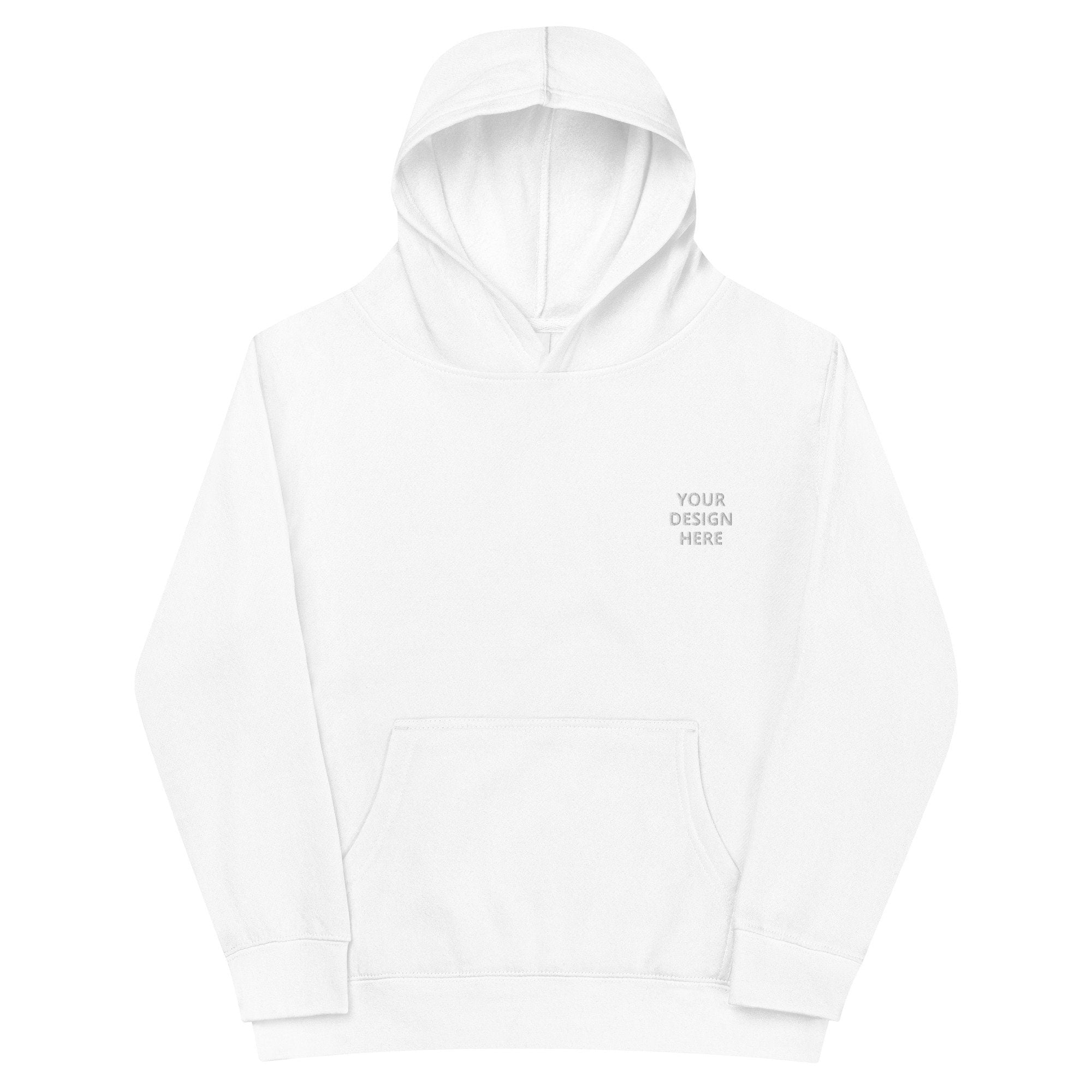 Custom Embroidered Kids Youth Hoodie