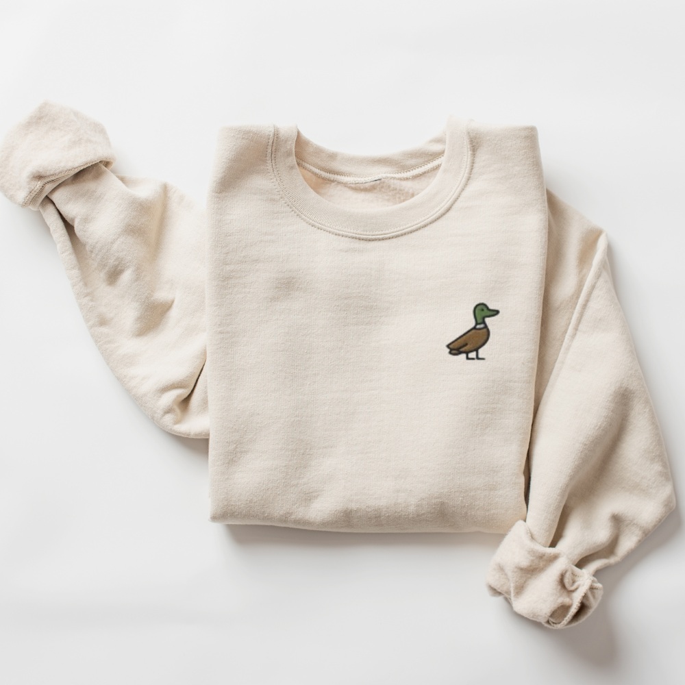 Duck Embroidered Sweatshirt