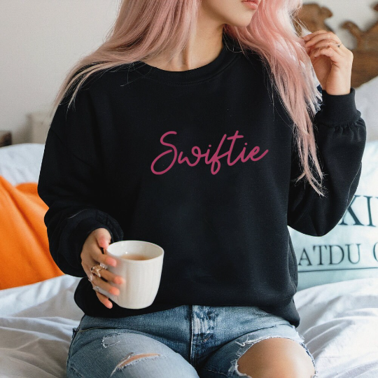 Custom Swiftie Embroidered Sweatshirt