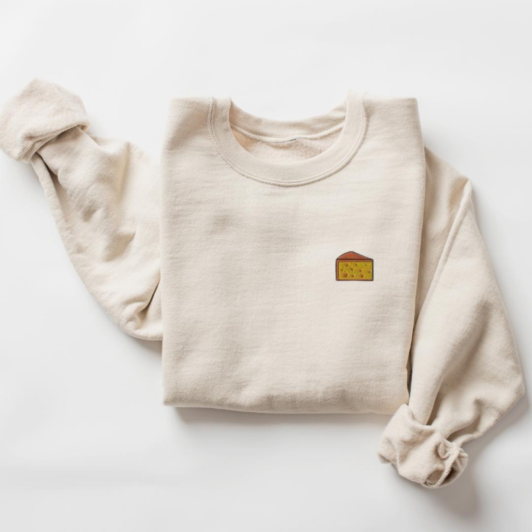 Cheese Embroidered Sweatshirt