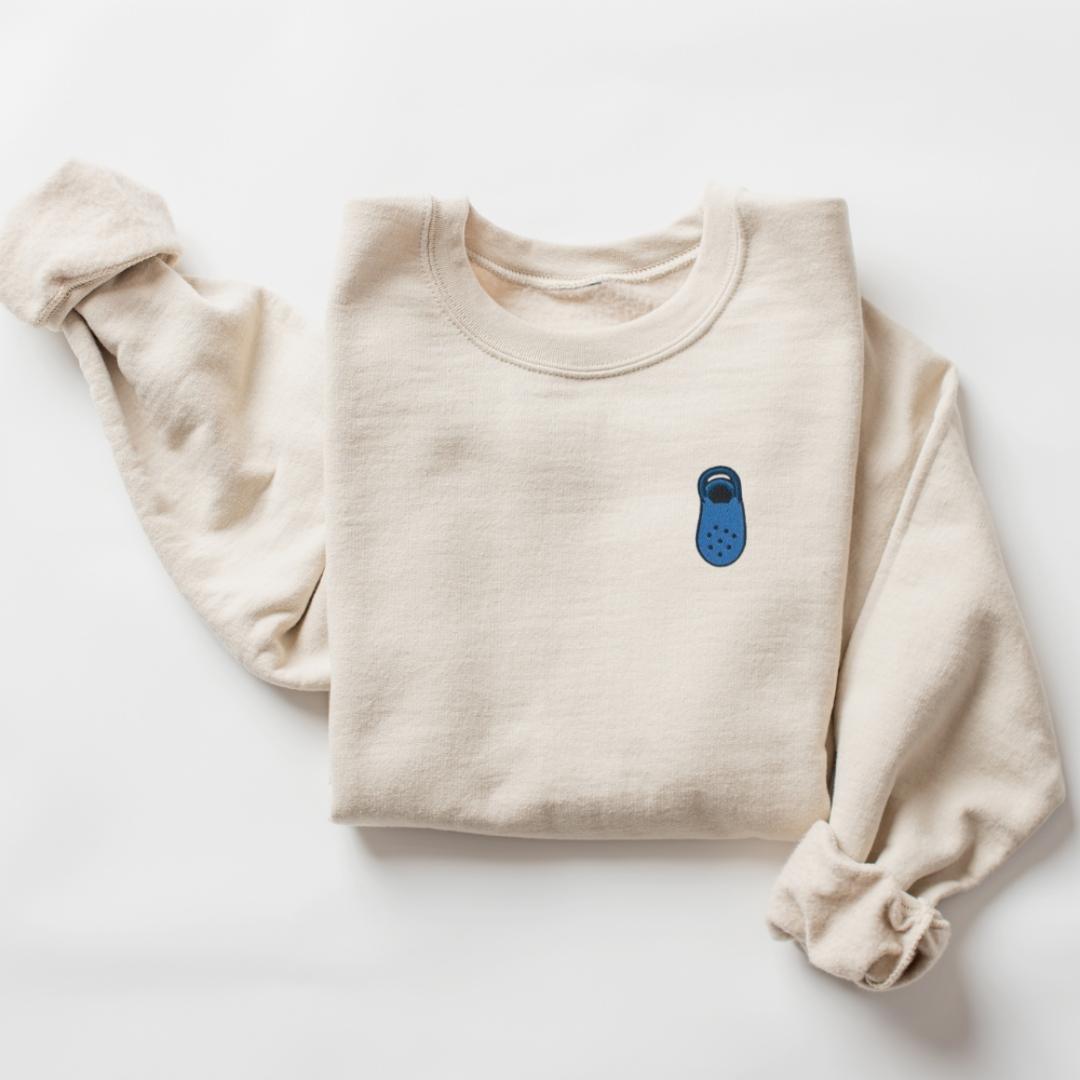 Crock Shoe Embroidered Sweatshirt