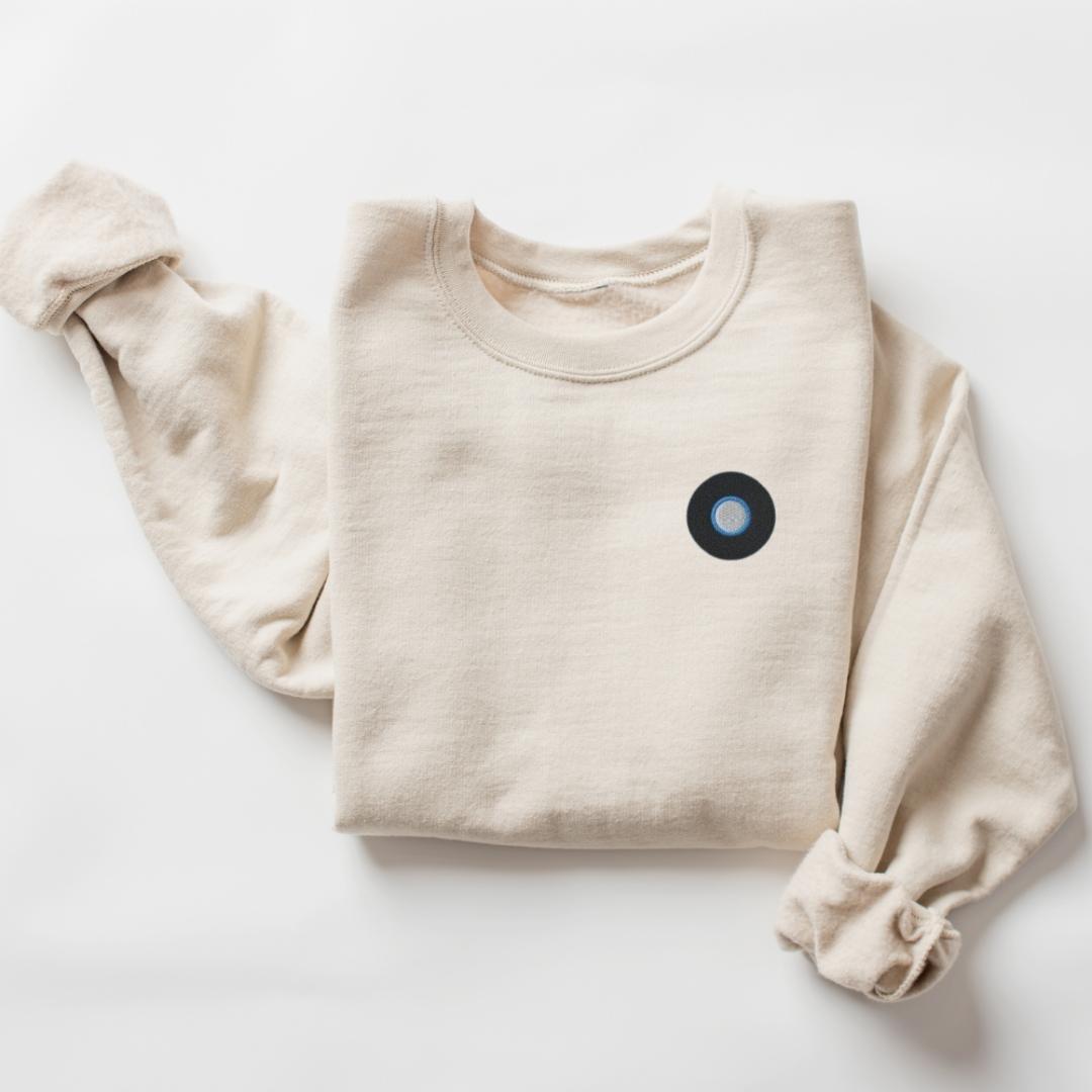 Record Embroidered Sweatshirt