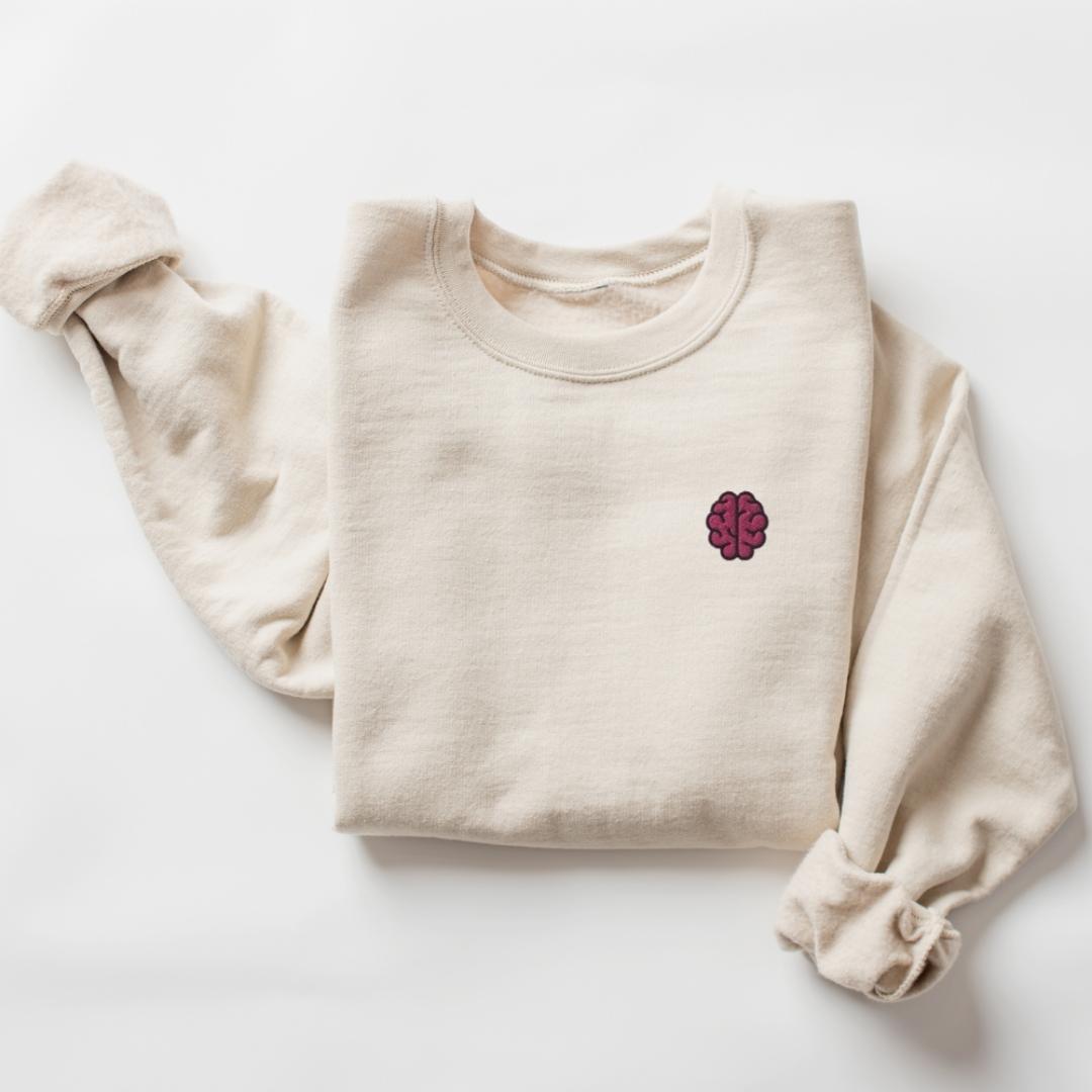Brain Embroidered Sweatshirt