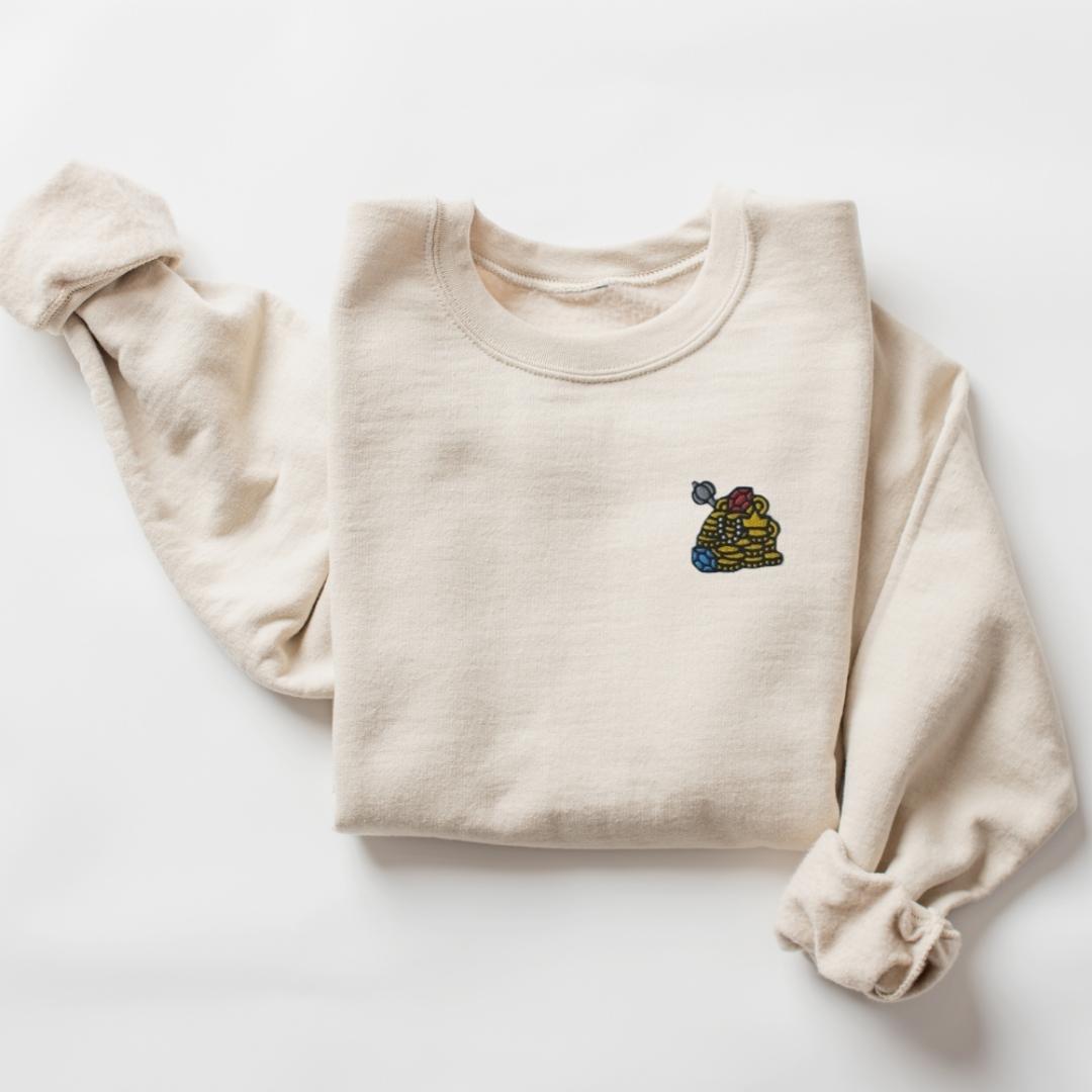 Treasure Pile Embroidered Sweatshirt